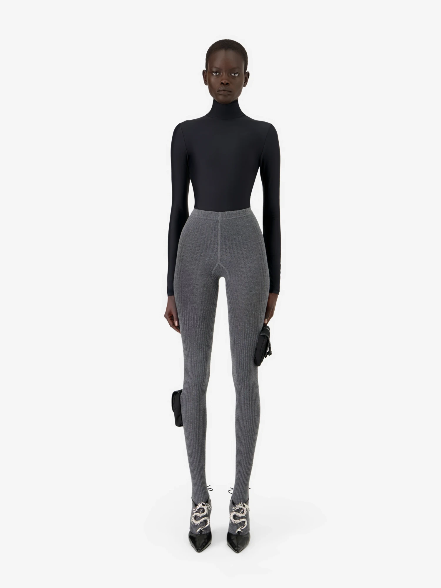 Женские колготки Coperni Knit Tights Grey