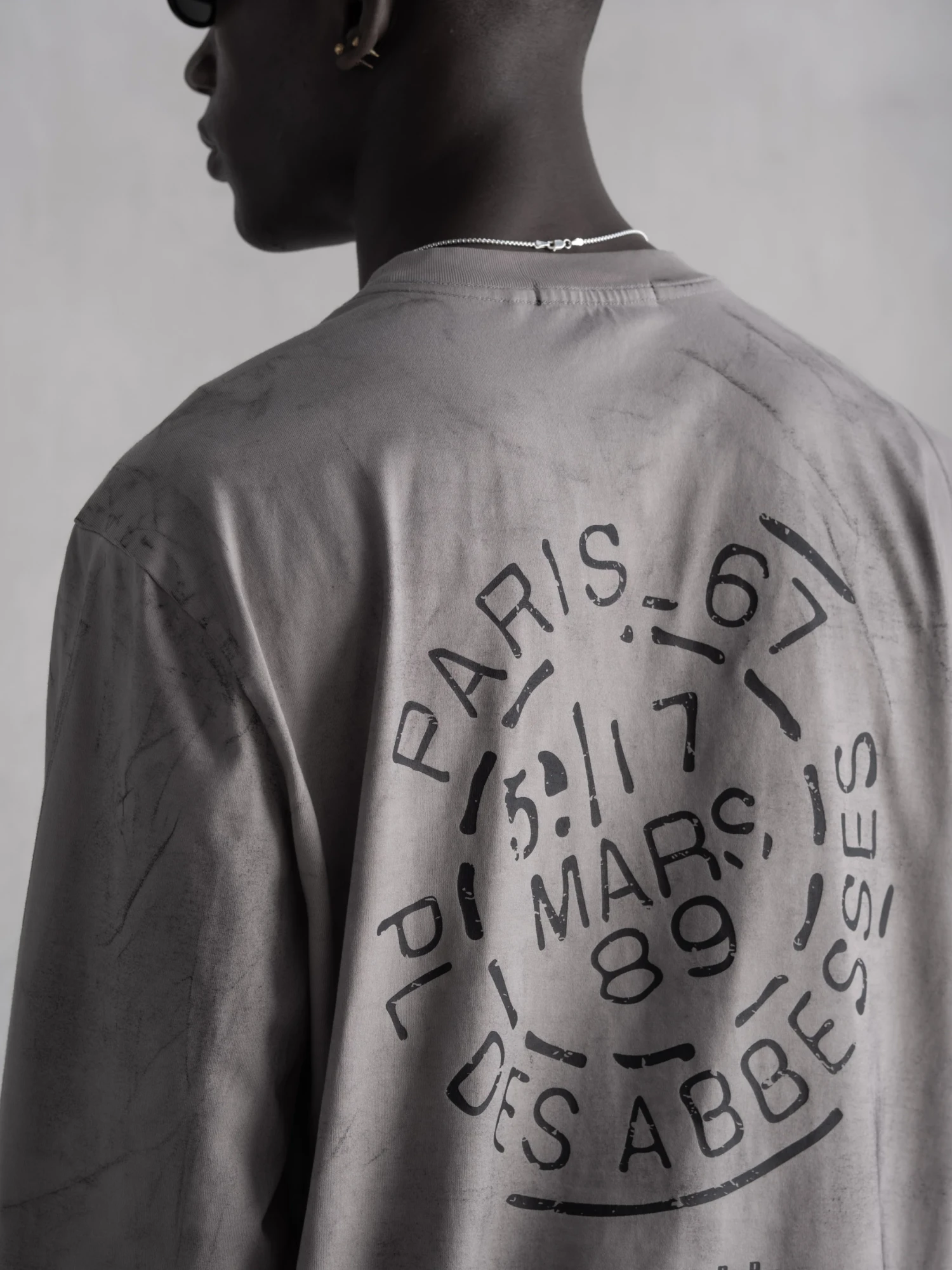 Лонгслив Stampd Van Gogh LS Relaxed Cement