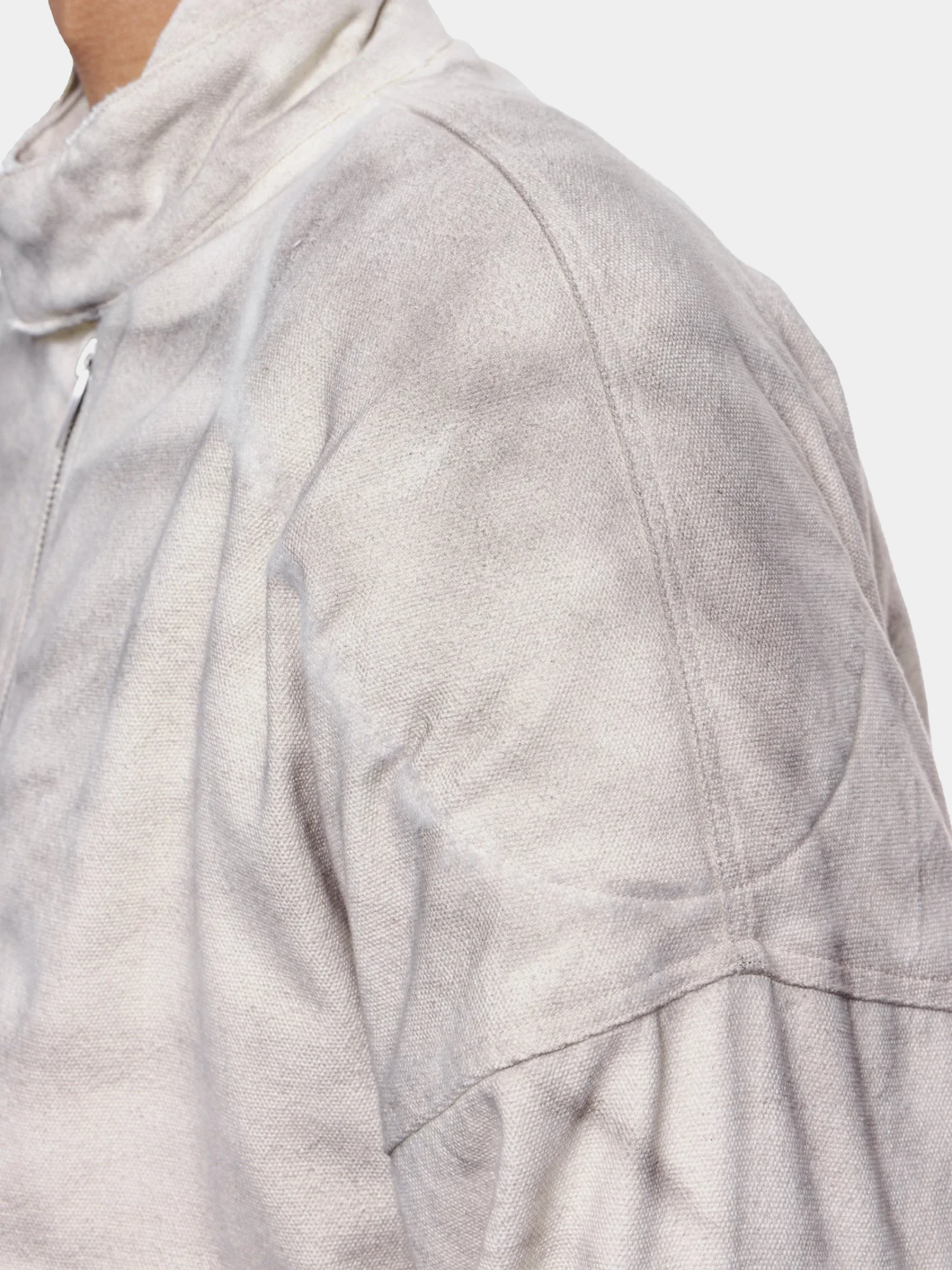 Бомбер ARNODEFRANCE Dirty Biker Jacket White