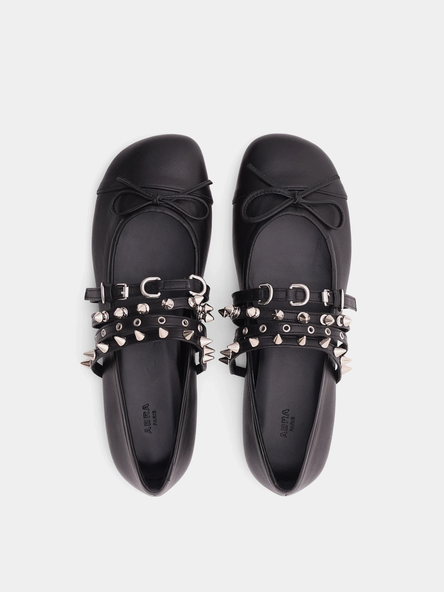 Женские балетки ABRA Spike Ballerina Black