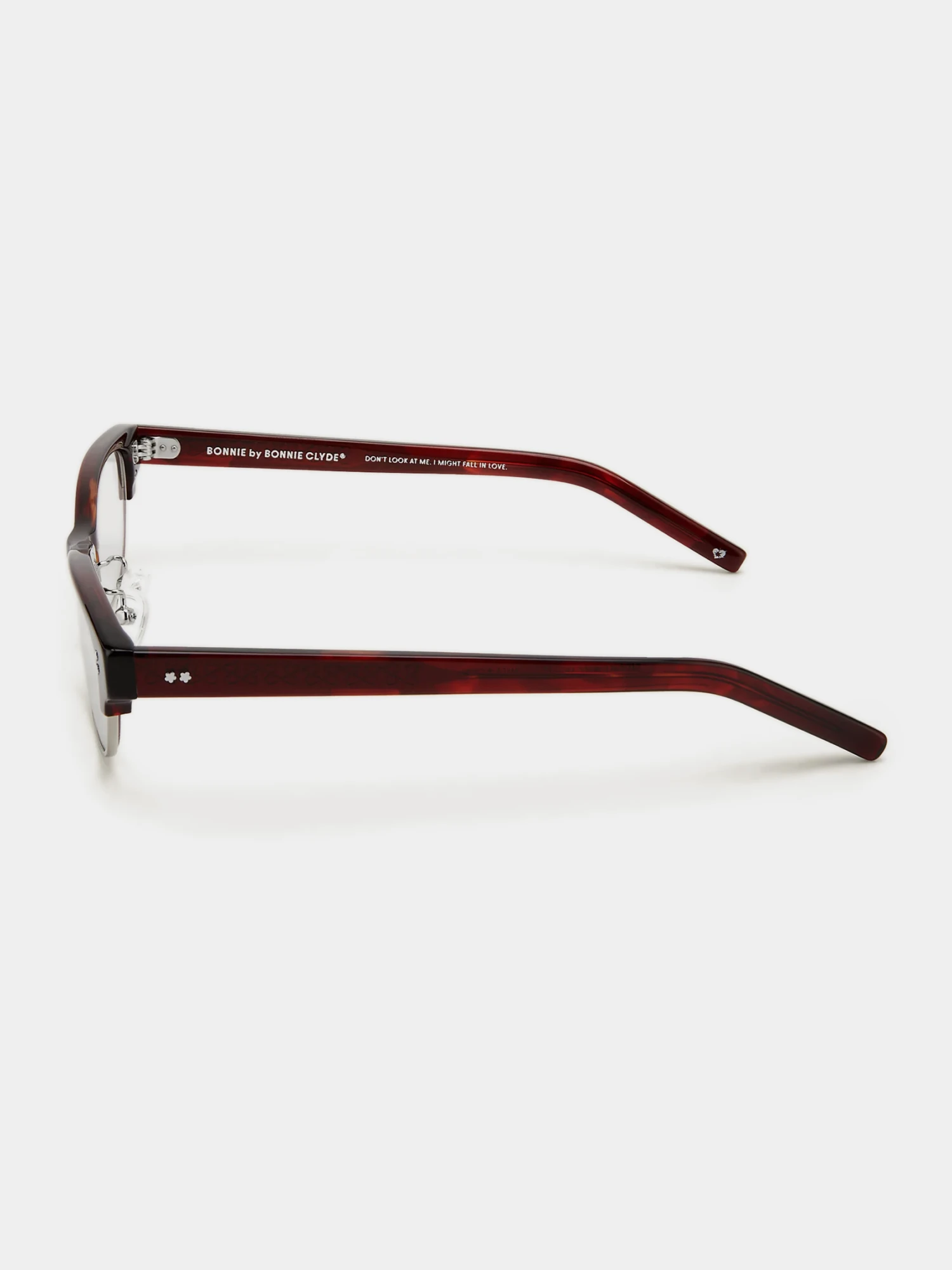 Очки Bonnie Clyde Closed Caption Red Tortoise & Clear Lens