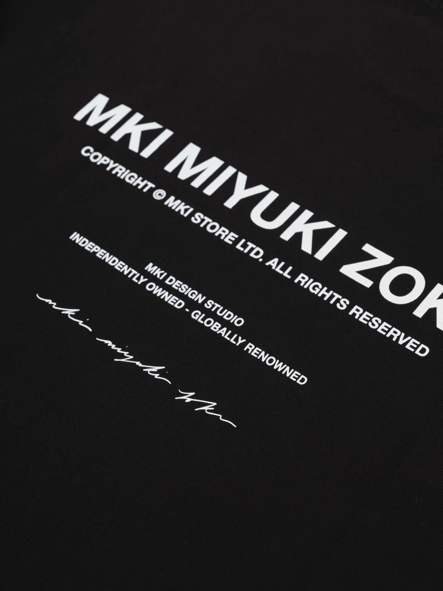 Лонгслив MKI MIYUKI ZOKU Design Studio L/S Black
