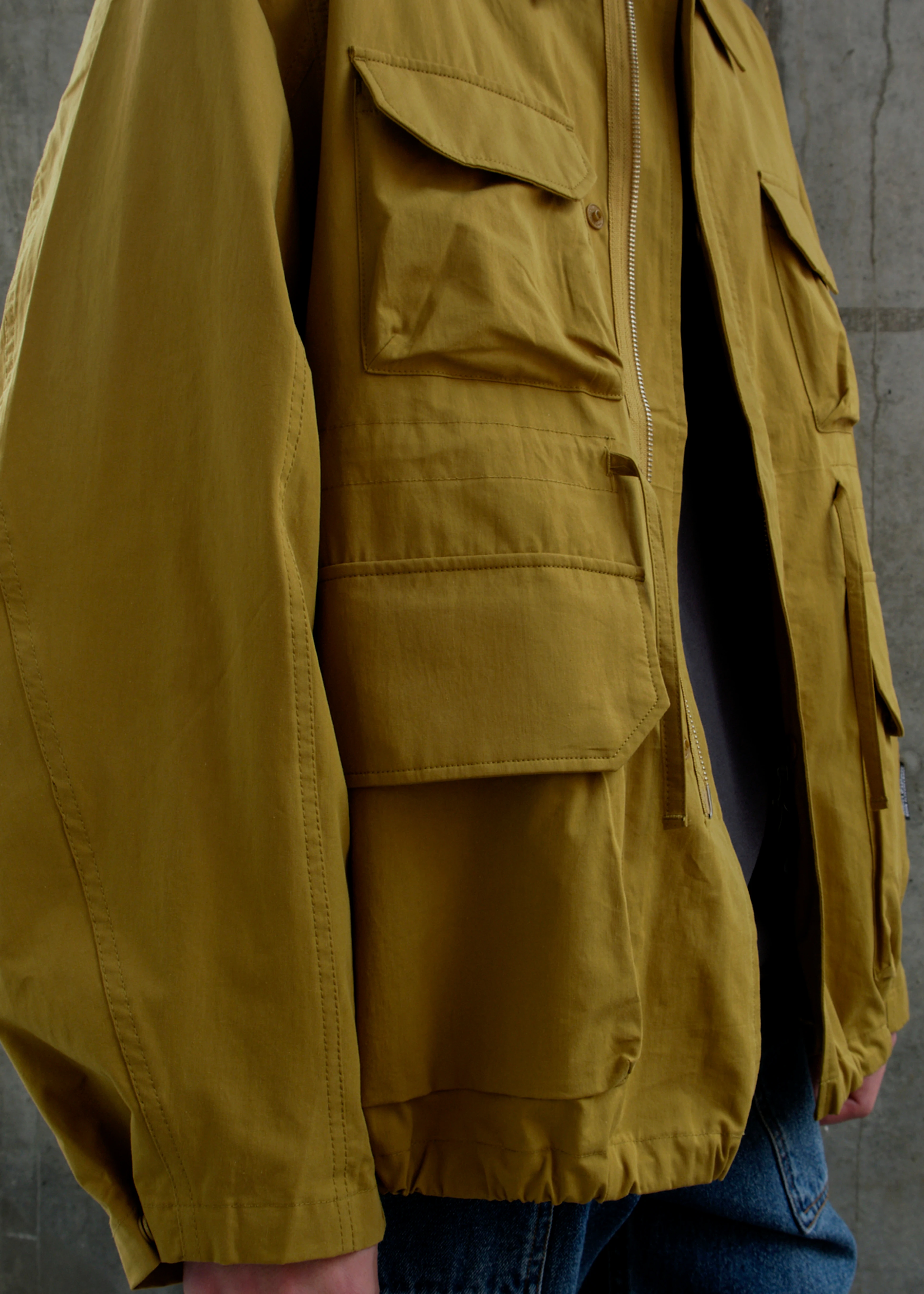 Овершот Uniform Bridge 4pocket Coach Jacket Mustard Green