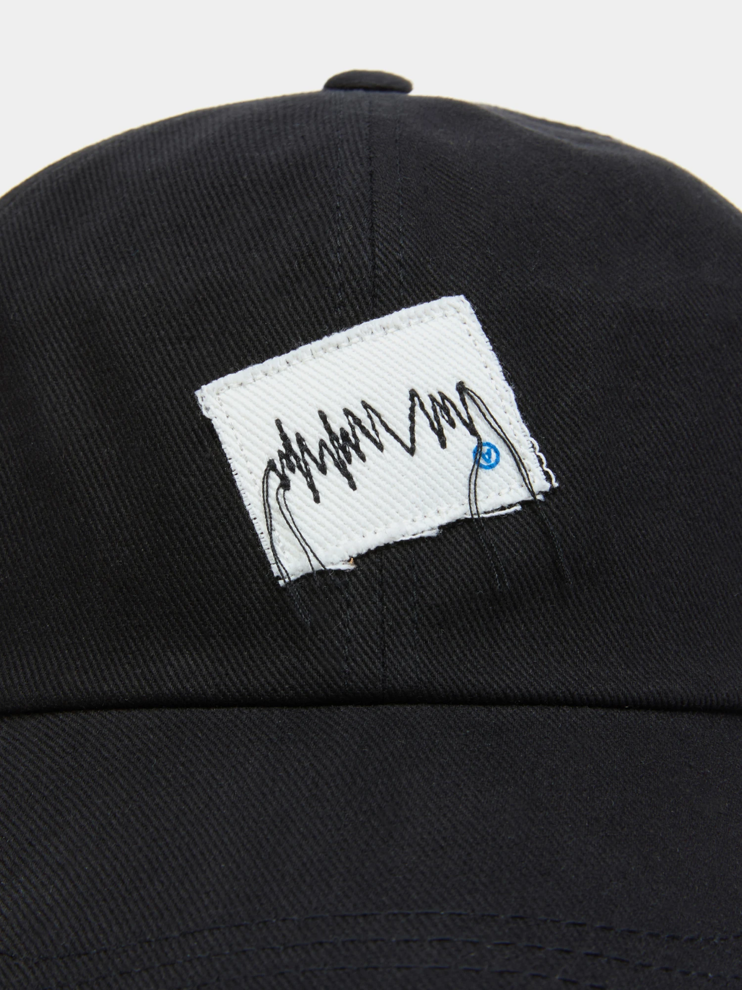 Кепка ADERERROR Zigzag Patch Black