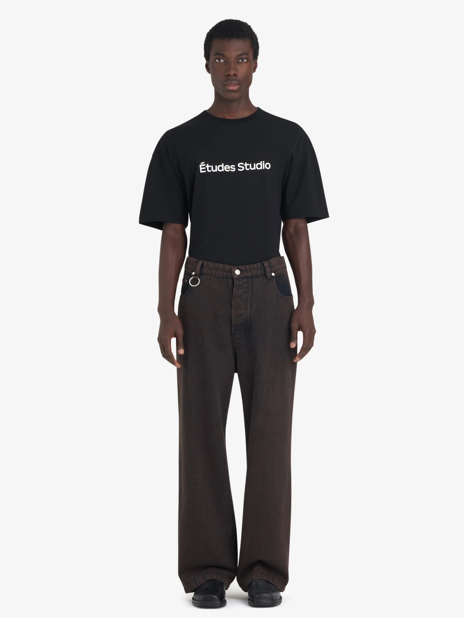 Джинсы Études Loose Jeans Dk Brown