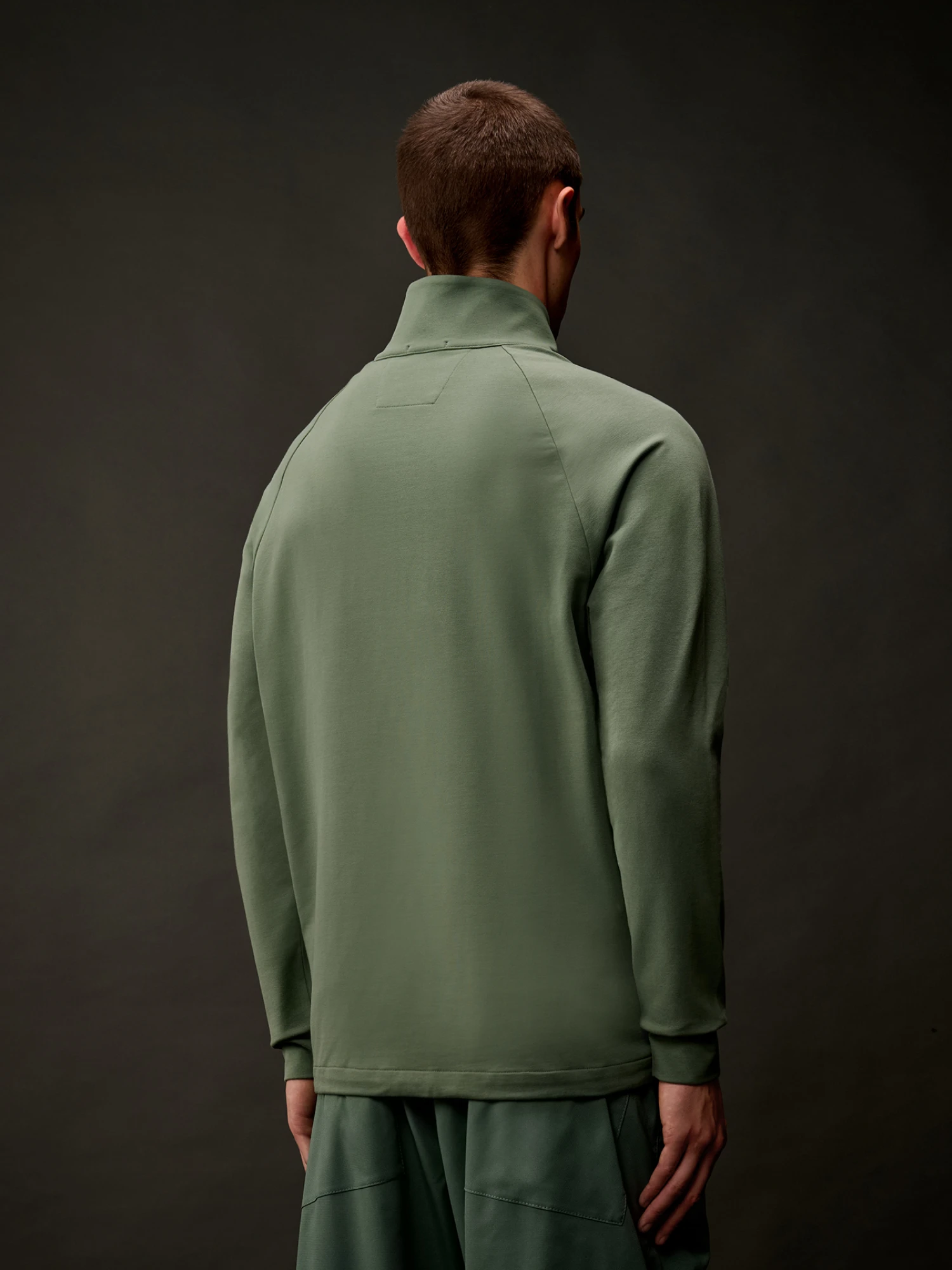 Халф-зип C.P. Company Diagonal Raised Sea Spray