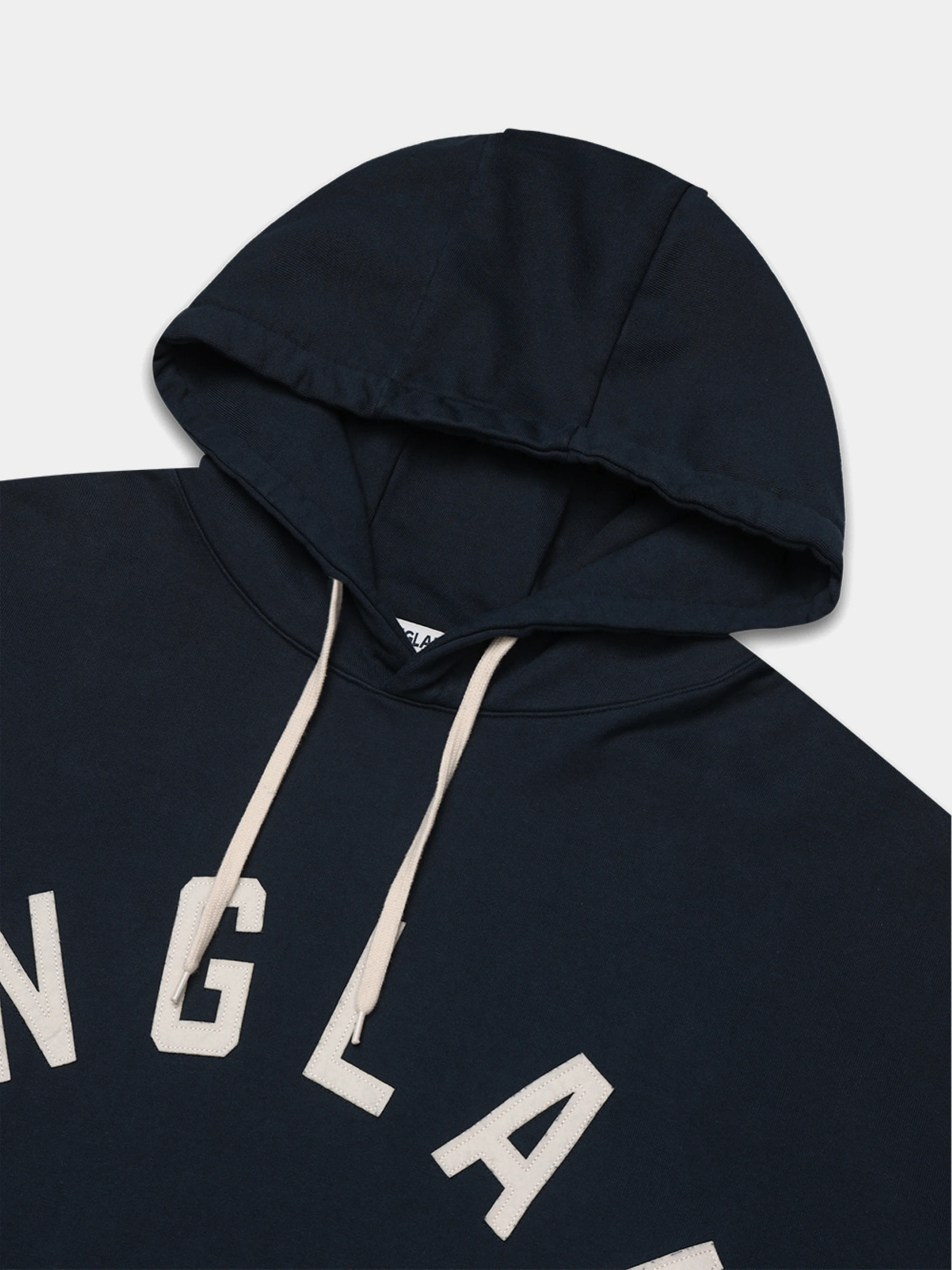 Худи ANGLAN Applique Heavy Sweat Hoodie Navy