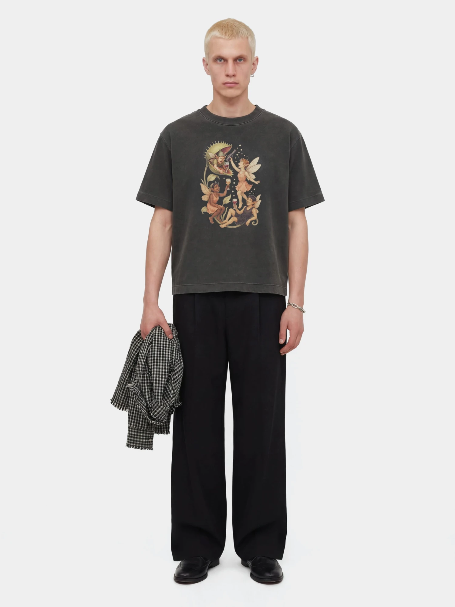 Футболка lorenz Saluti T-Shirt Washed Black