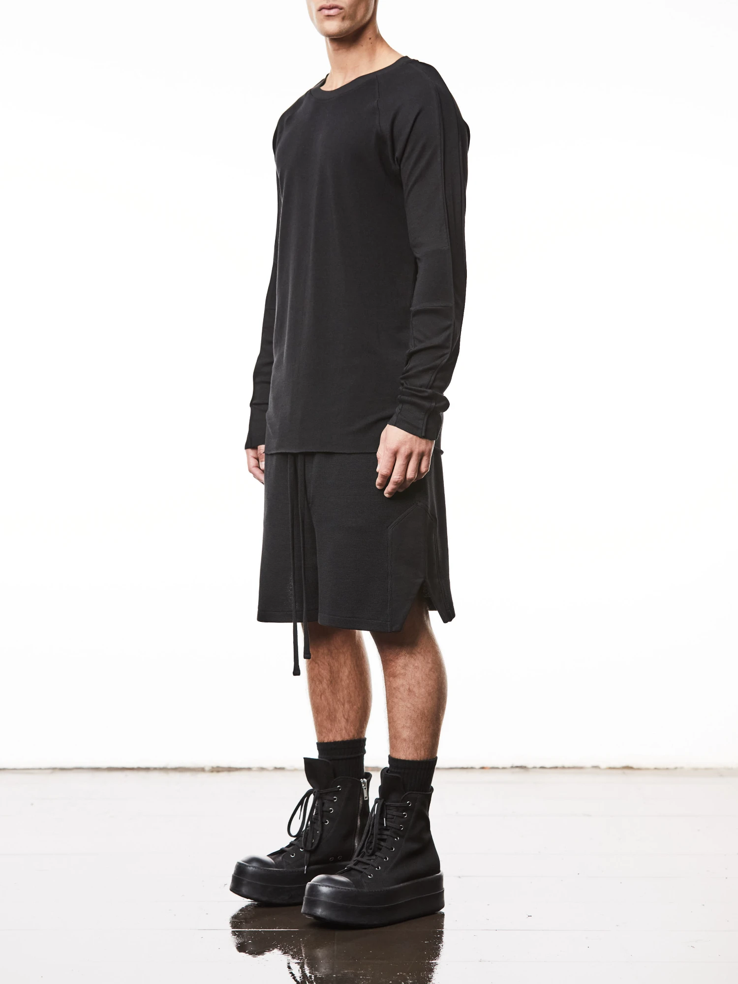 Лонгслив thom/krom M TS 844 Black