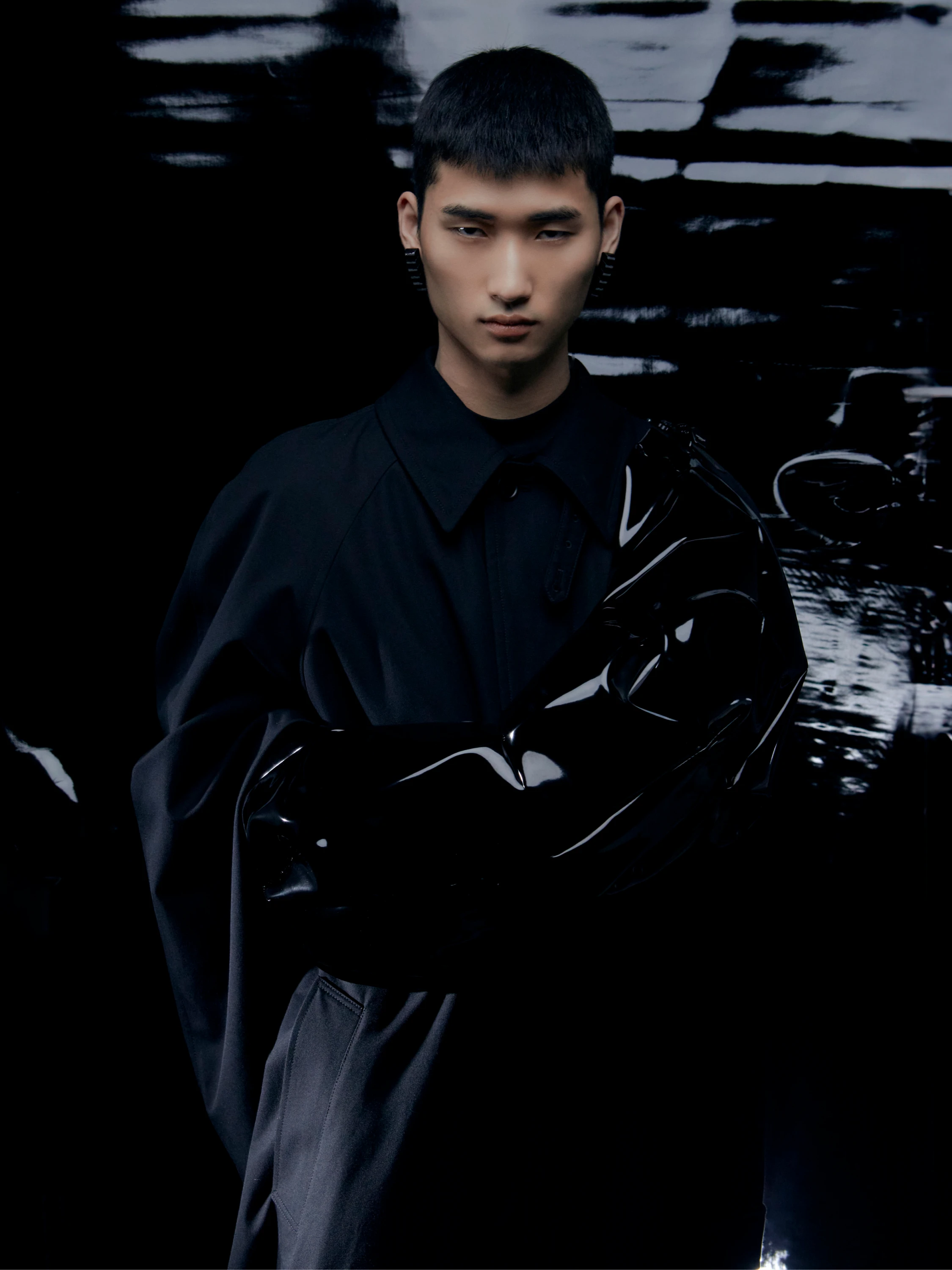 Сумка INNERRAUM Object HM3 Half Moon Shiny 3D Vinyl Black