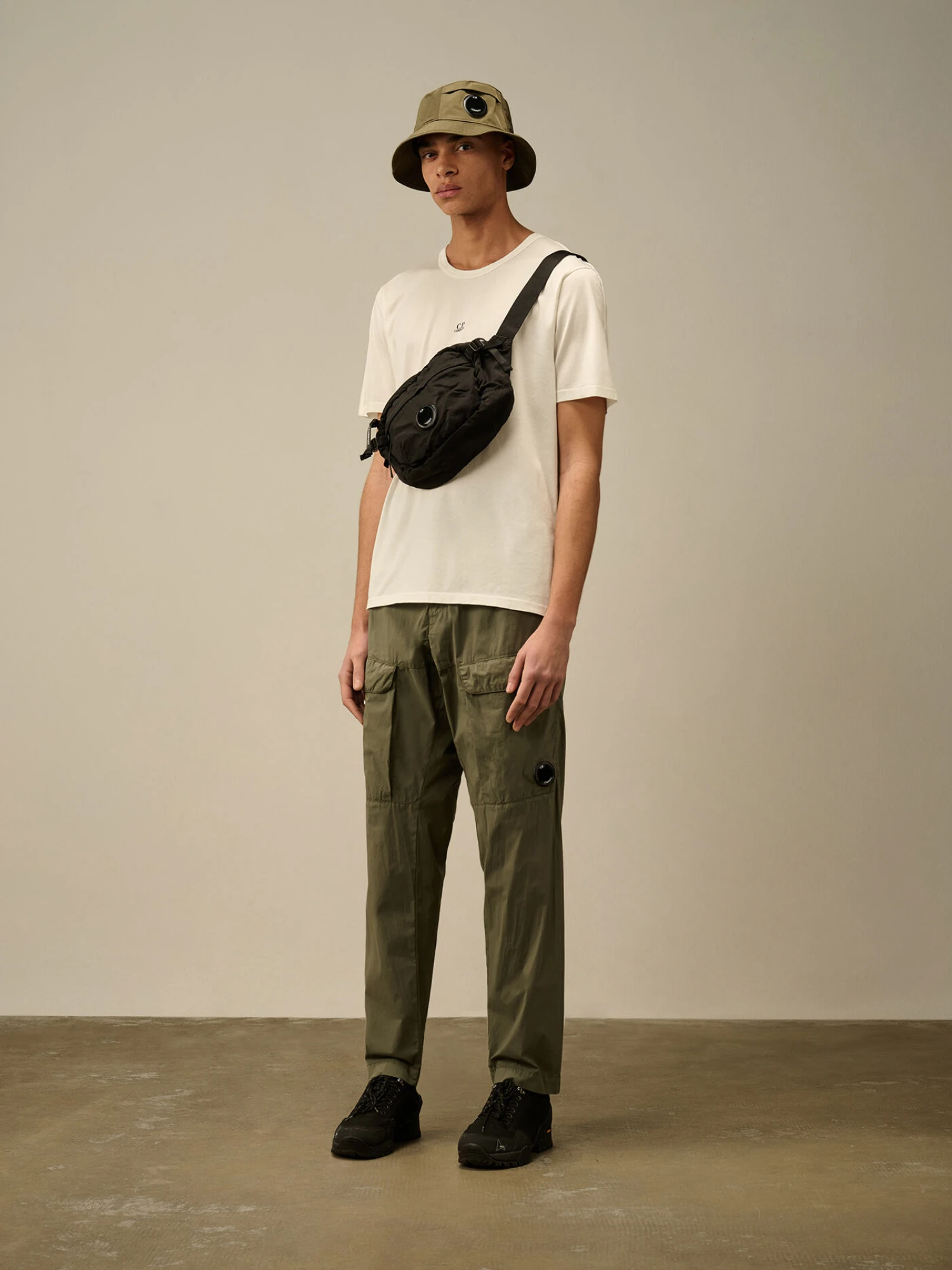 Футболка C.P. Company 70/2 Mercerized Jersey Gauze White