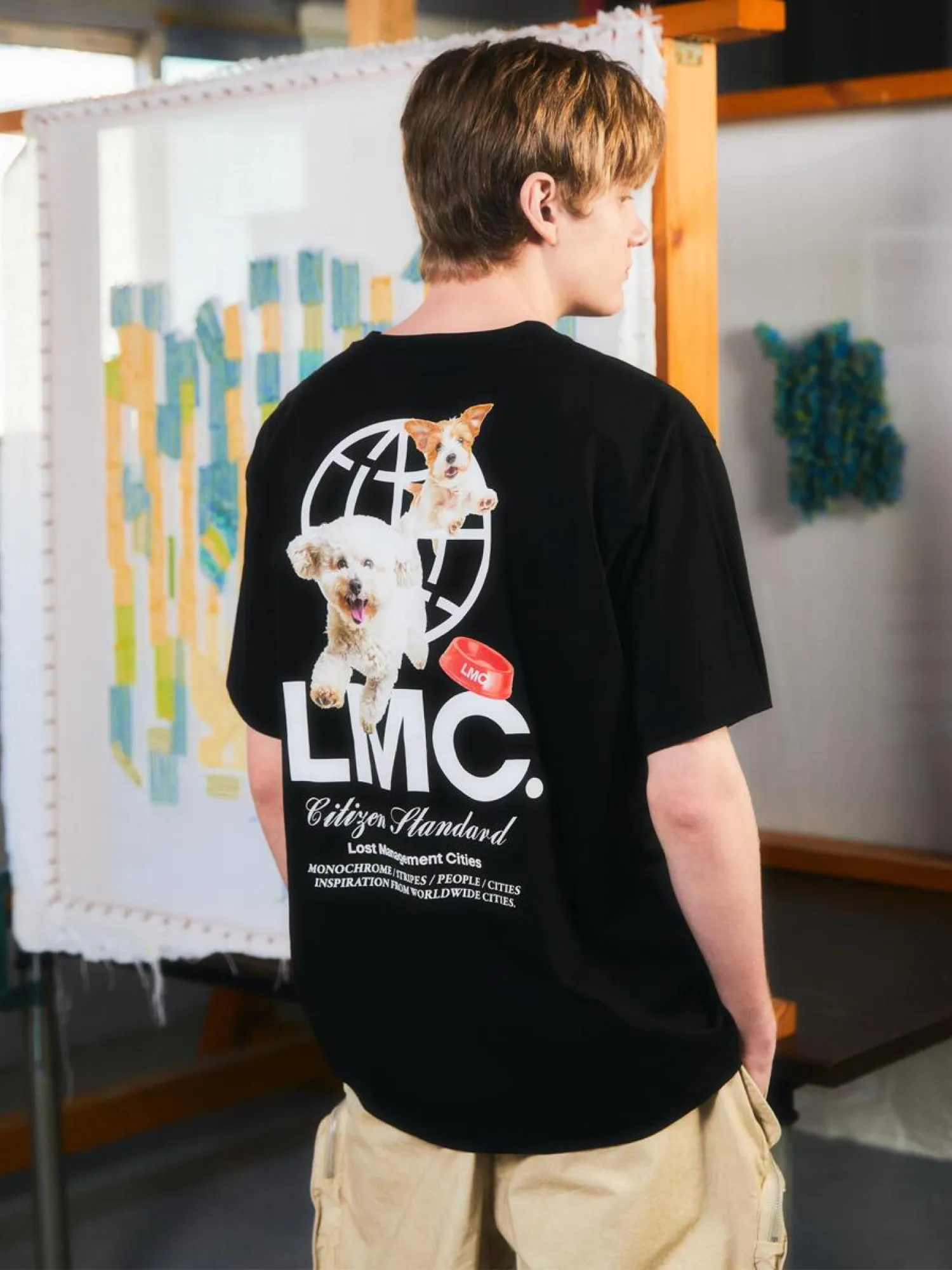 Футболка LMC Flying Puppy Tee Black