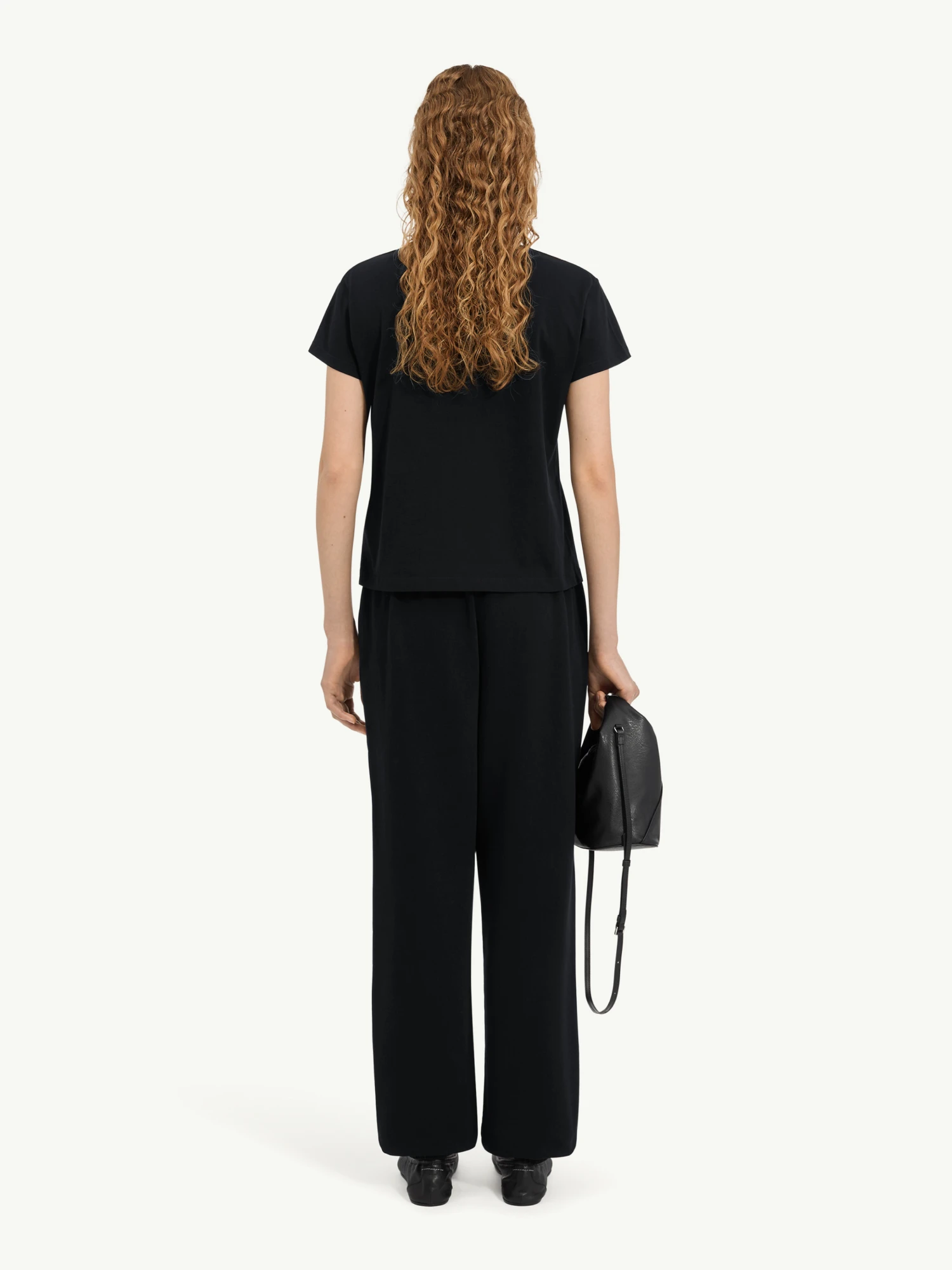 Женская футболка MM6 Maison Margiela Numeric Cotton Black