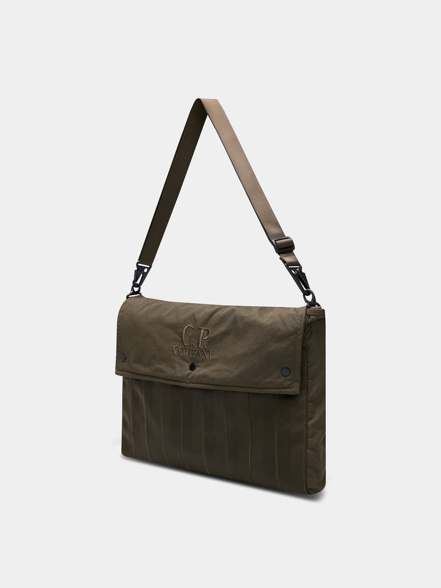 Сумка C.P. Company Herringbone Logo Bag Ivy Green
