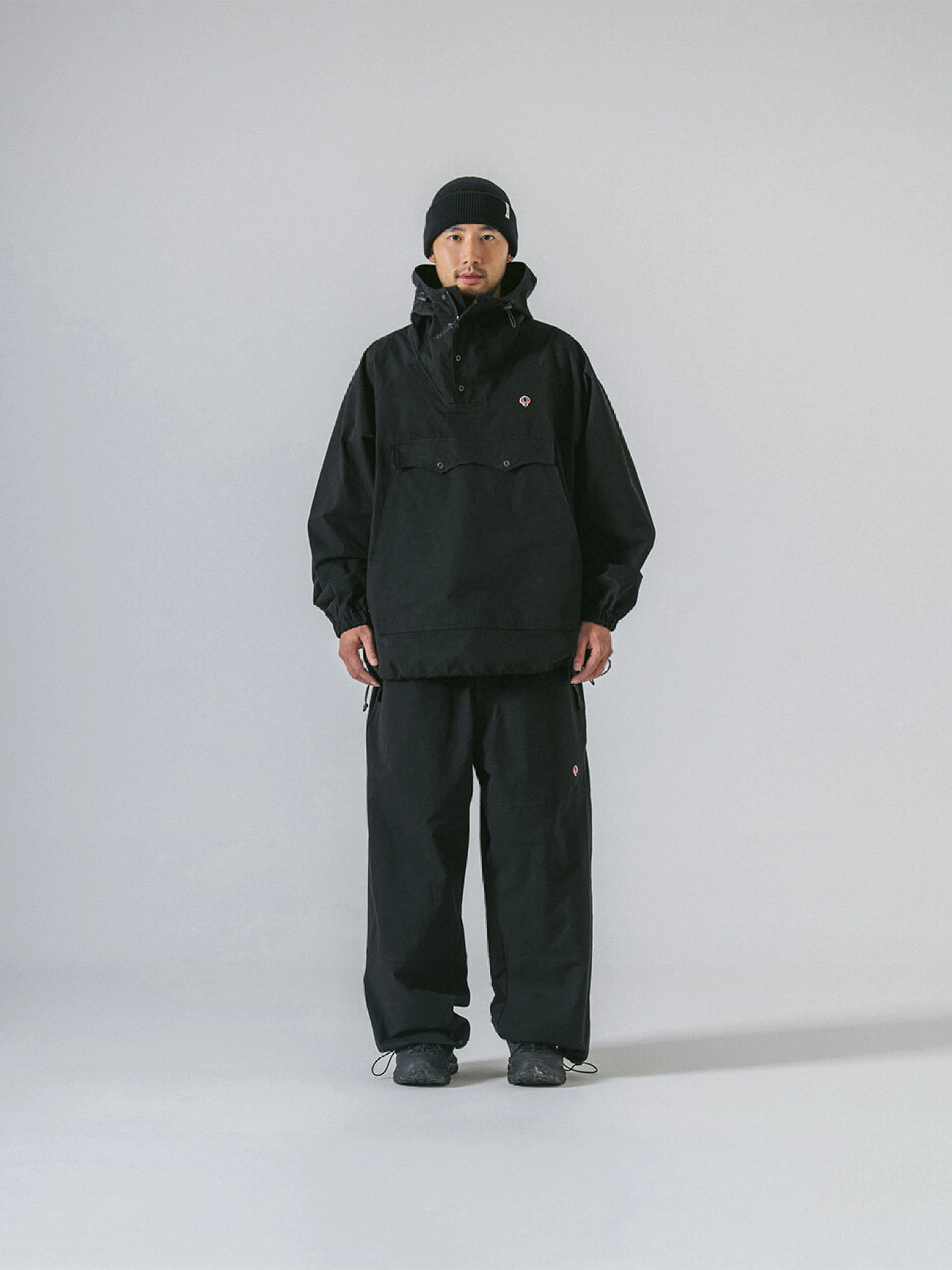 Брюки ANGLAN Advance Wappen String Panel Pants Black