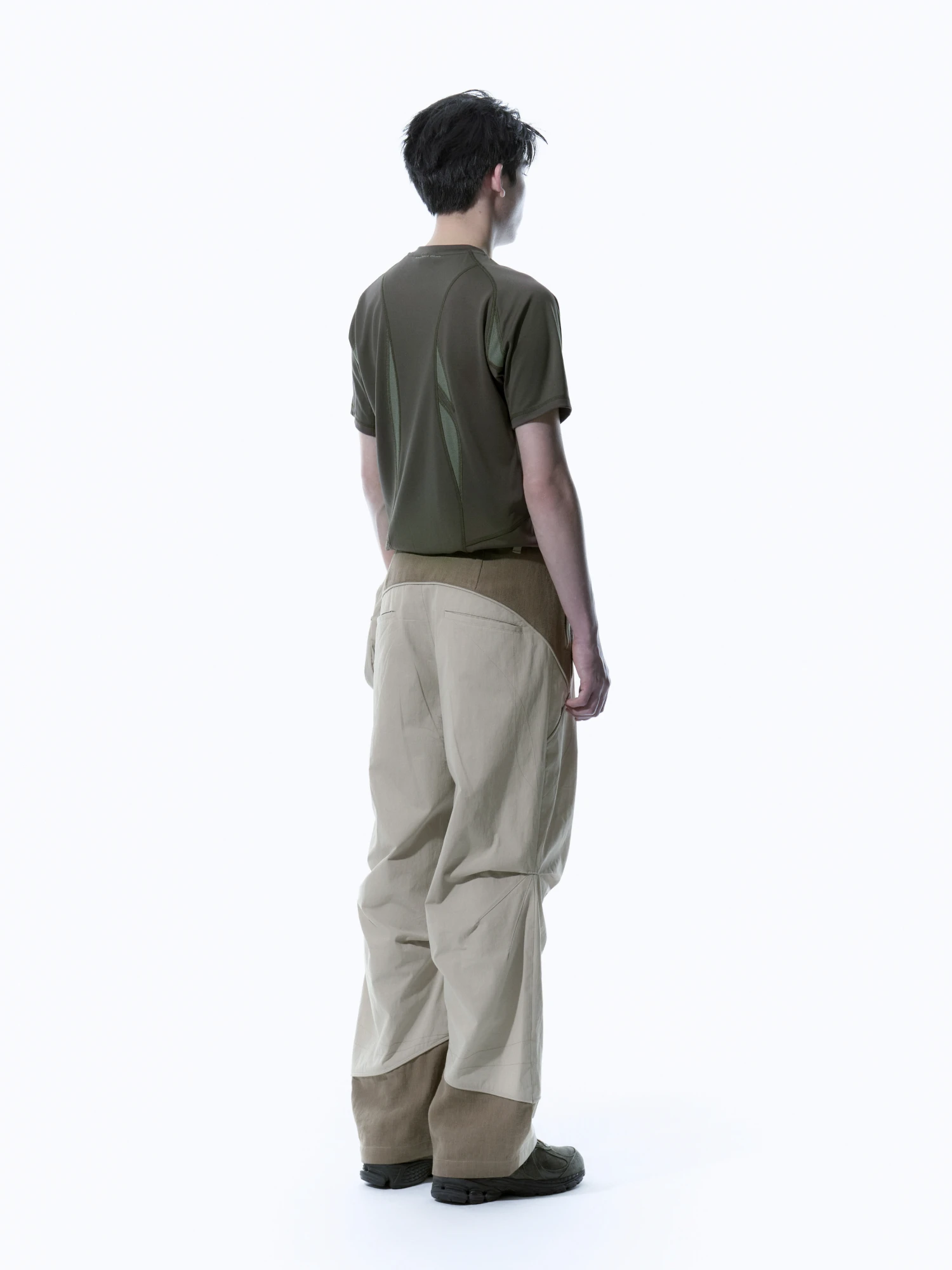Брюки SAN SAN GEAR Linen Block Beige