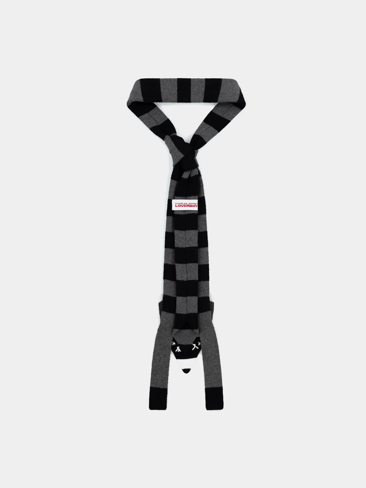 Галстук Charles Jeffrey Loverboy Animal Tie Grey