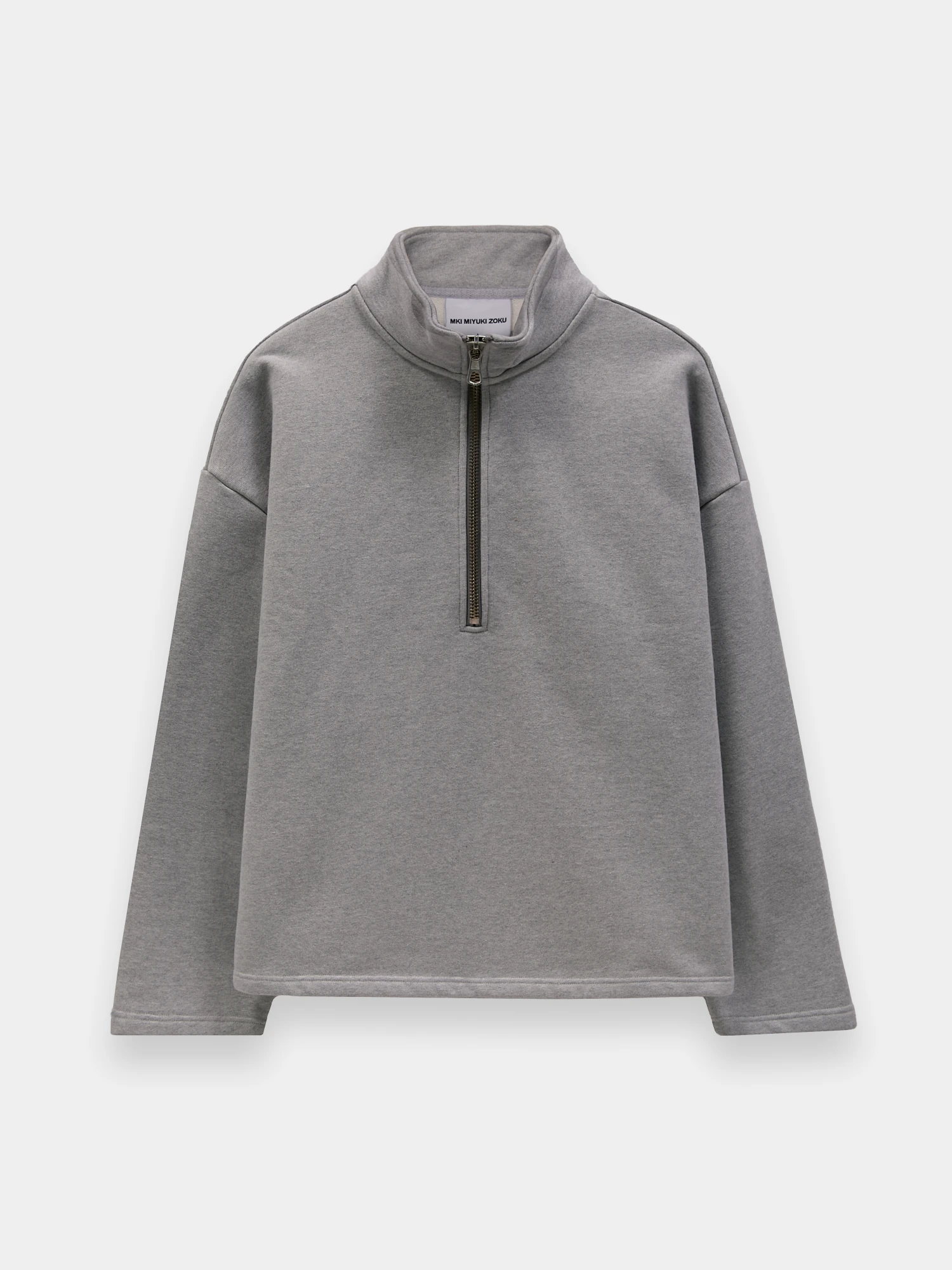 Халф-зип MKI MIYUKI ZOKU 800 GSM Superweight Grey