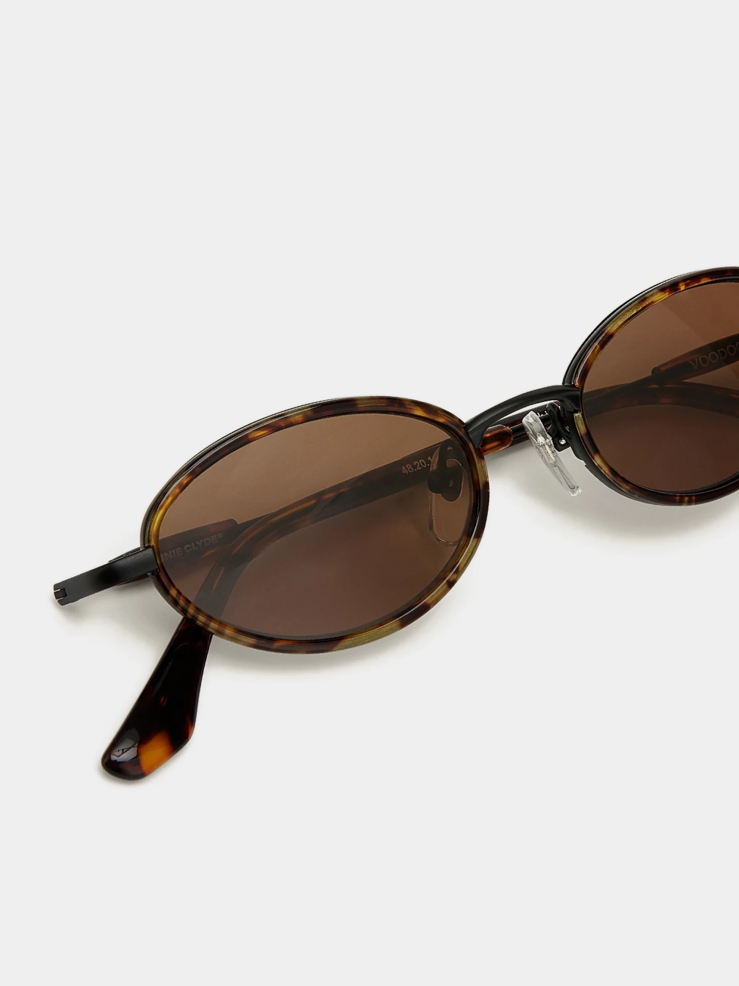 Очки Bonnie Clyde Voodoo Black Brown Tortoise & Brown Lens