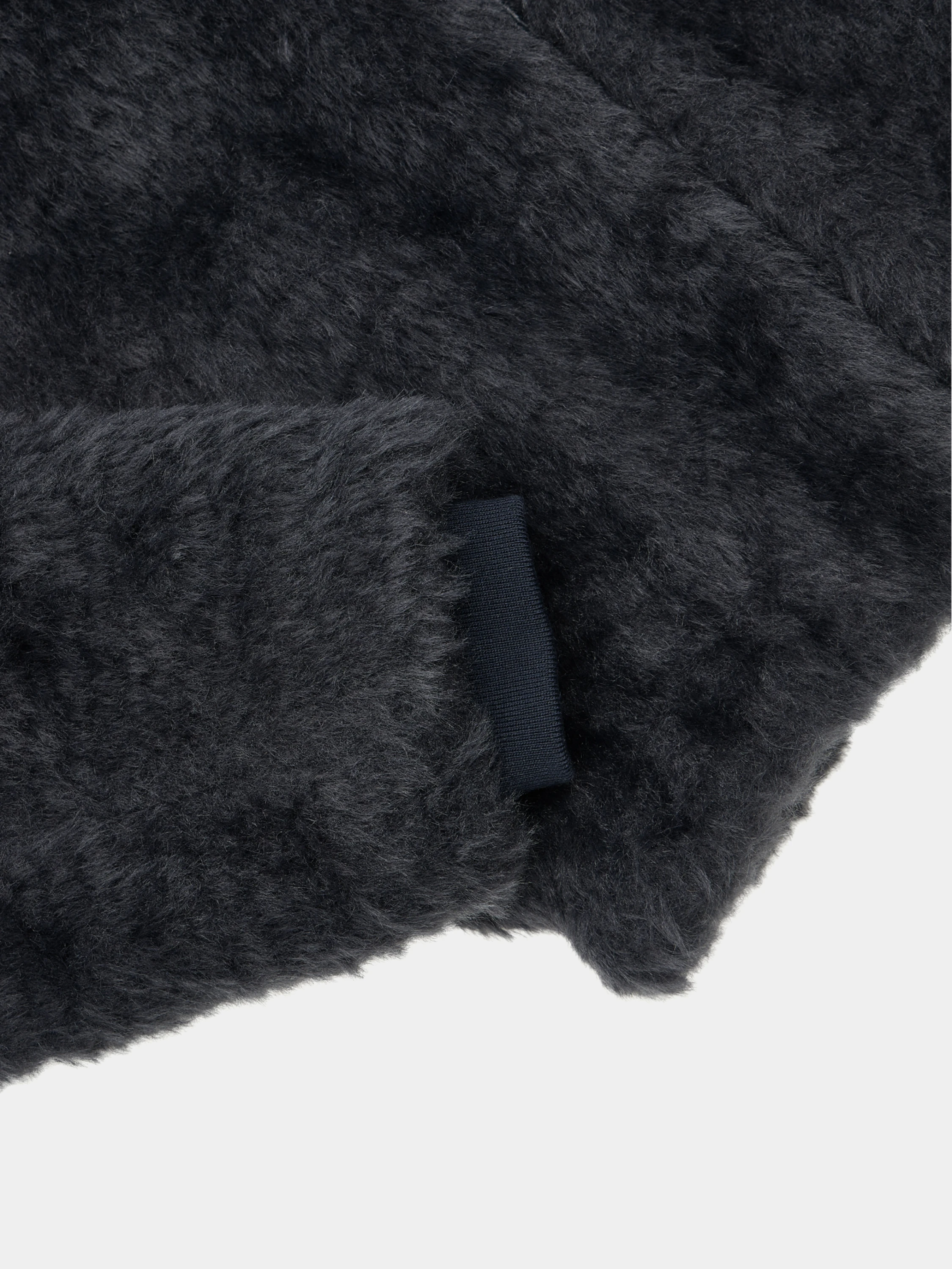 Женская флисовая куртка AMOMENTO Hairy Fur Blouson Charcoal