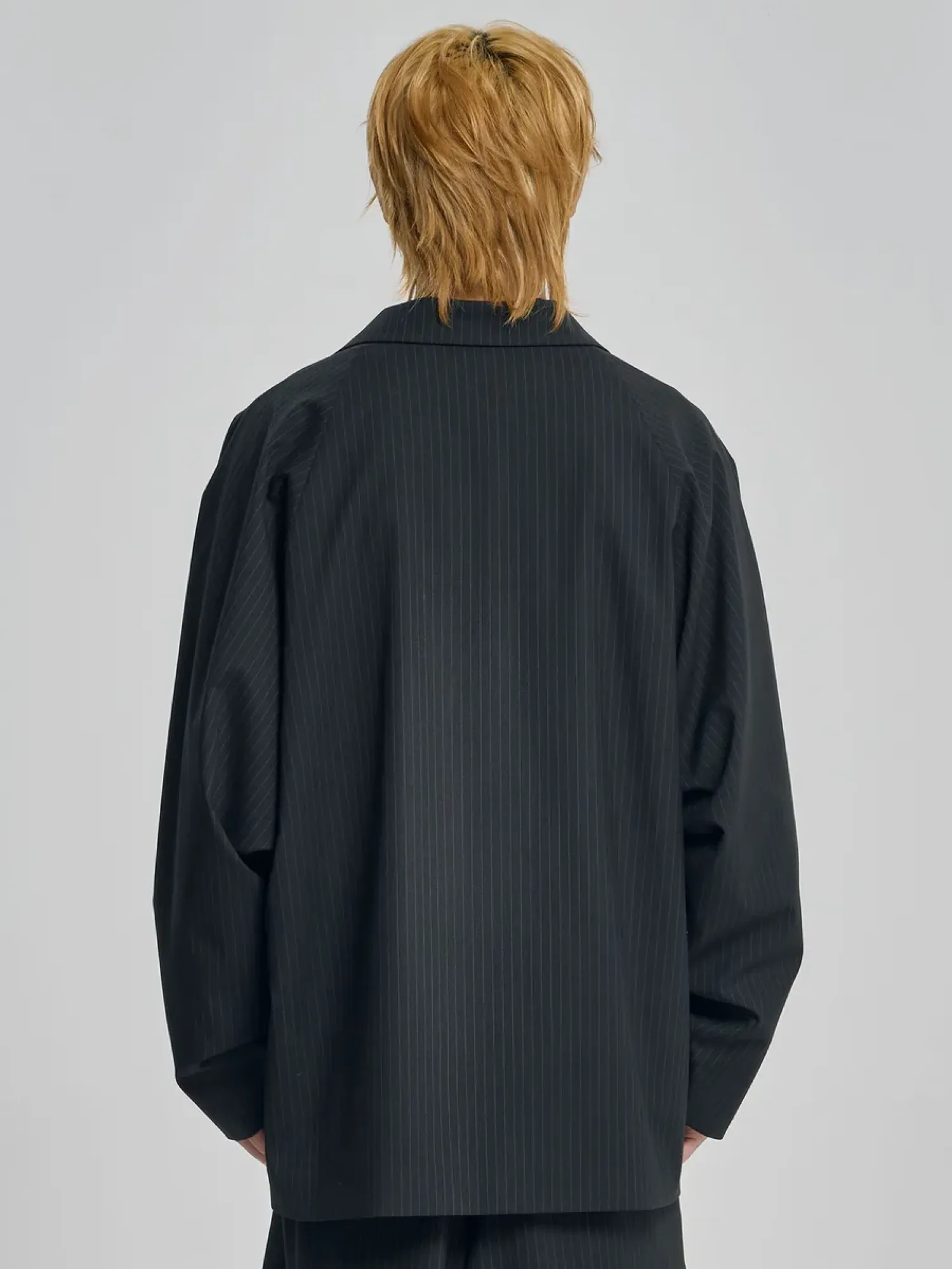 Блейзер AJOBYAJO Stripe Batwing Black