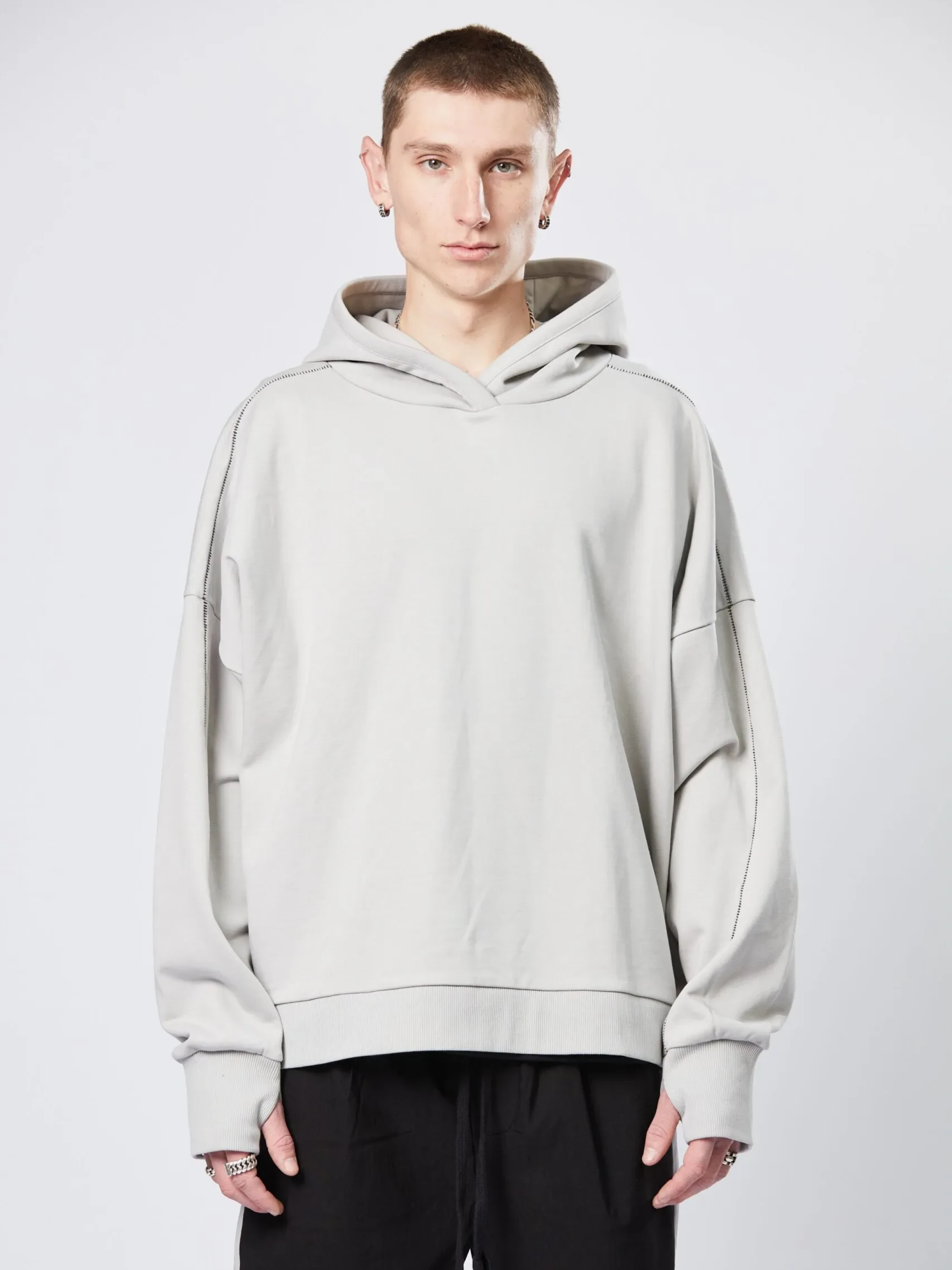 Худи thom/krom M S 167 Silver