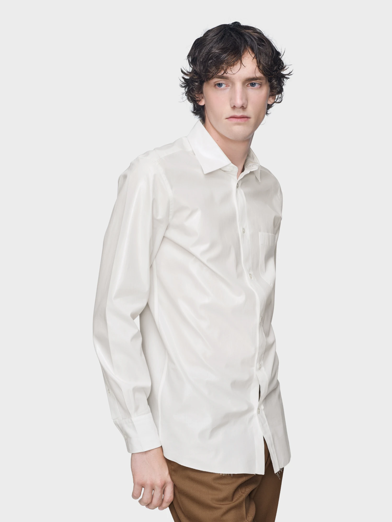 Рубашка Maison Margiela lining Cotton Poplin White