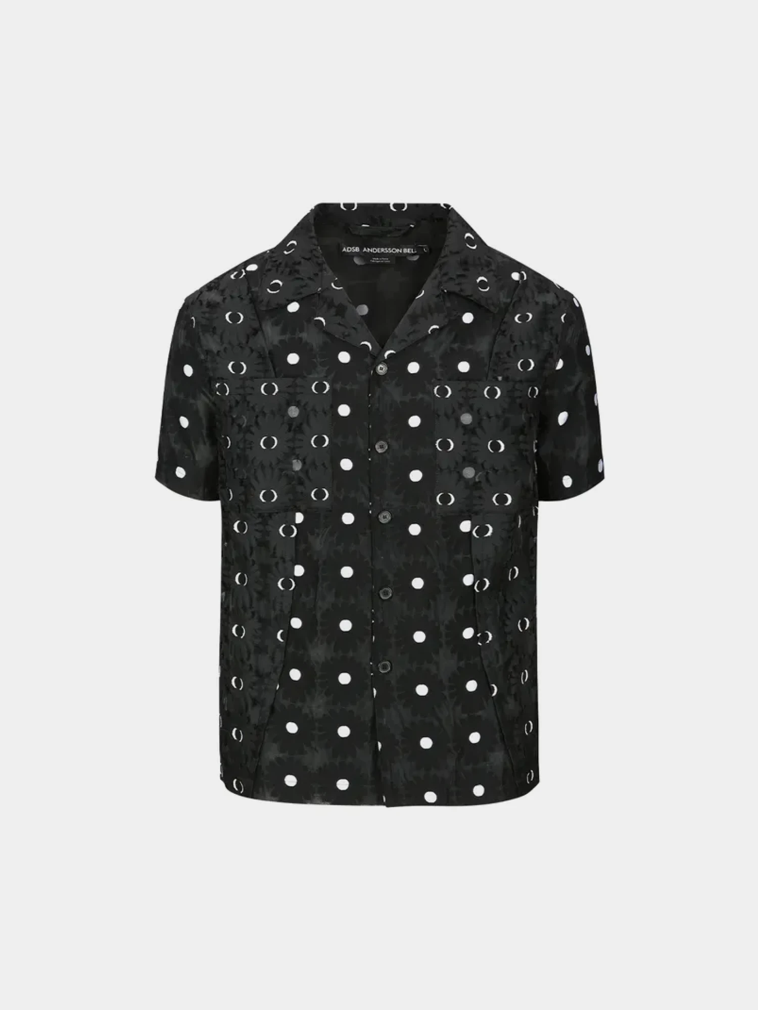 Рубашка Andersson Bell Half Sheer Flower Black