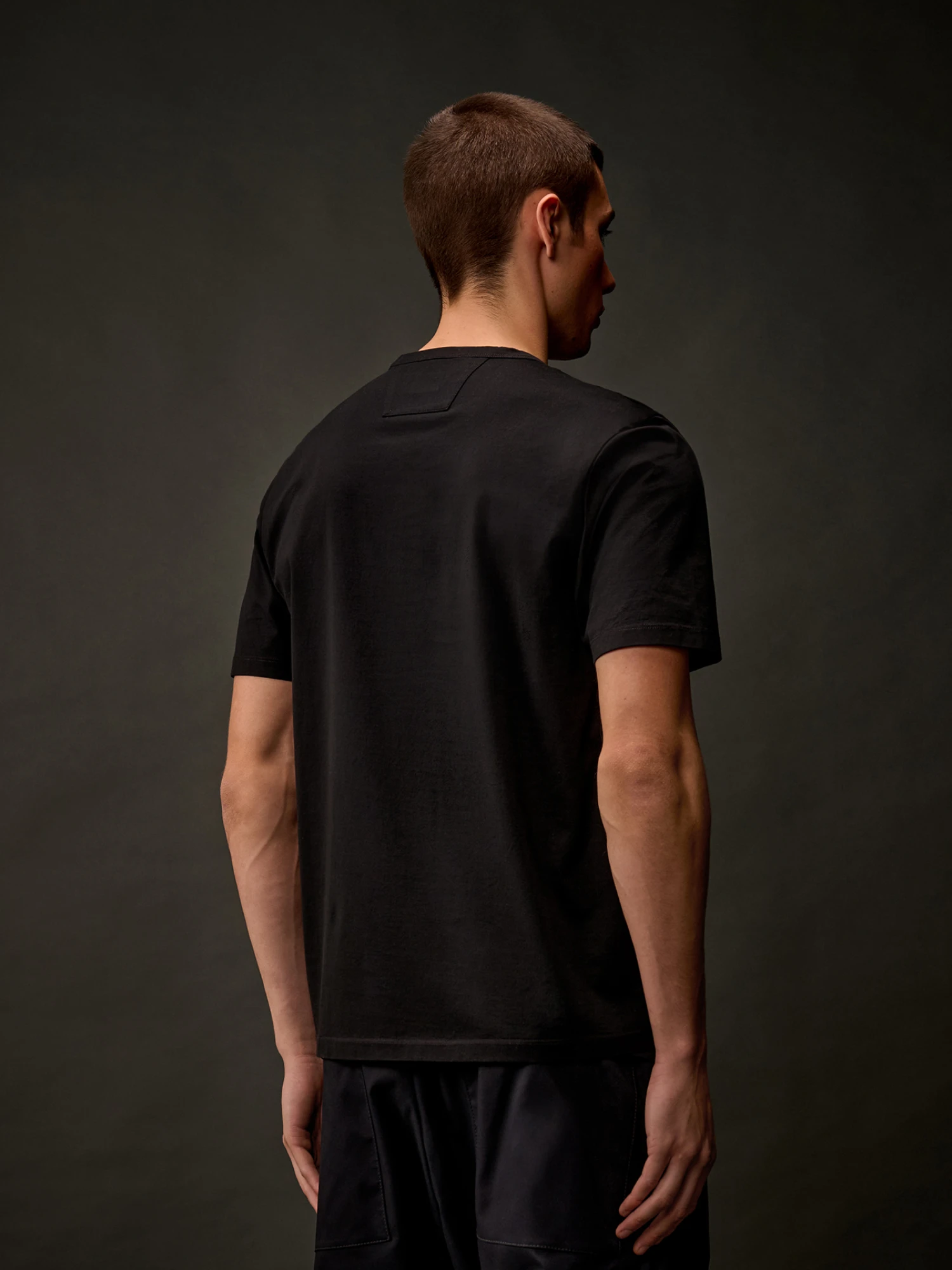 Футболка C.P. Company Metropolis Series Mercerized Jersey Black