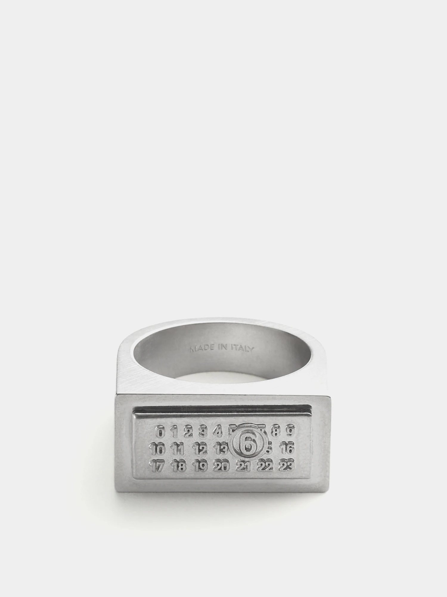 Кольцо MM6 Maison Margiela Numeric Rectangle Ring