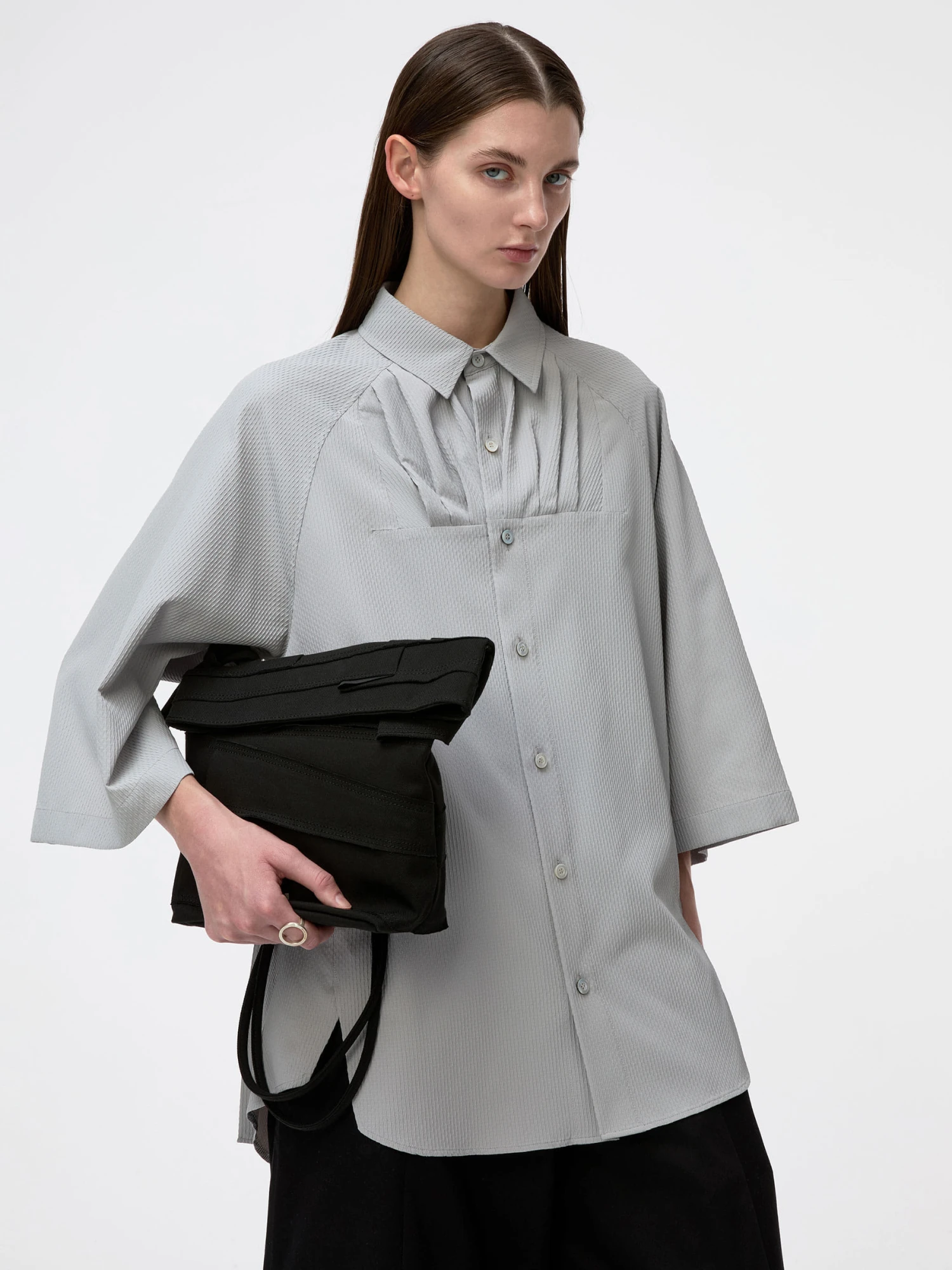 Рубашка ADERERROR Half Sleeve Product. 56 Grey