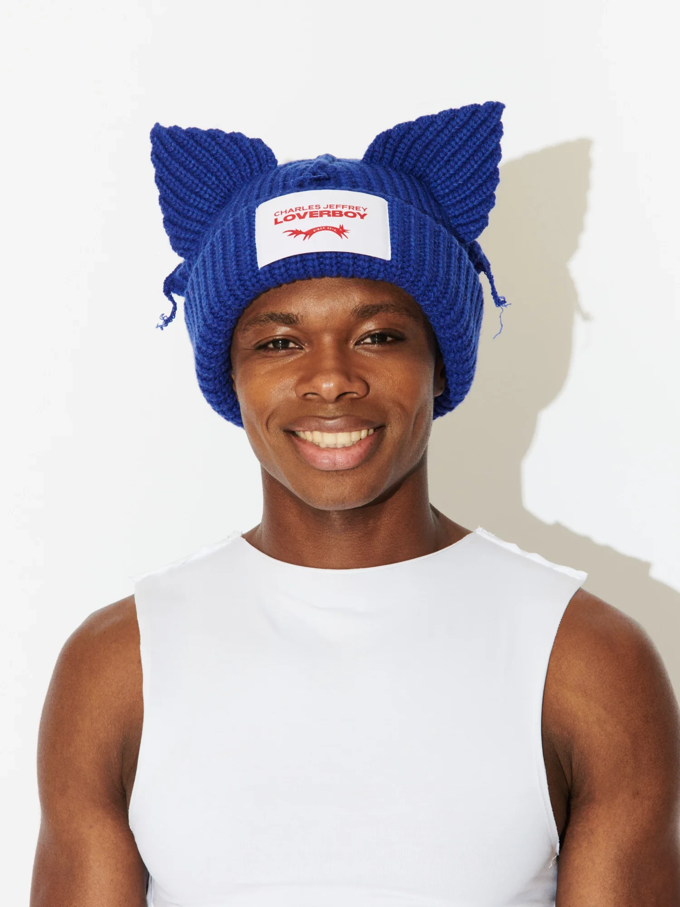 Шапка Charles Jeffrey Loverboy Chunky Ears Blue