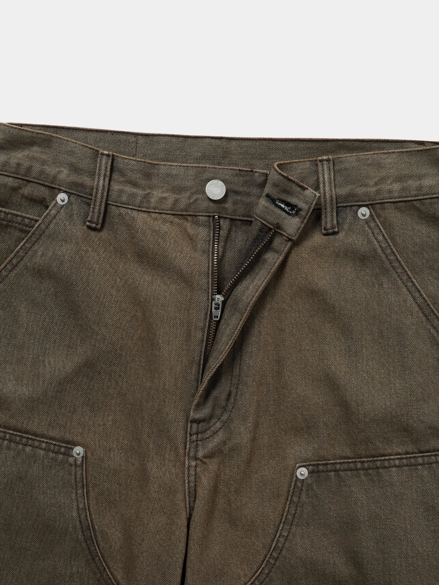 Джинсы thisisneverthat Double Knee Brown