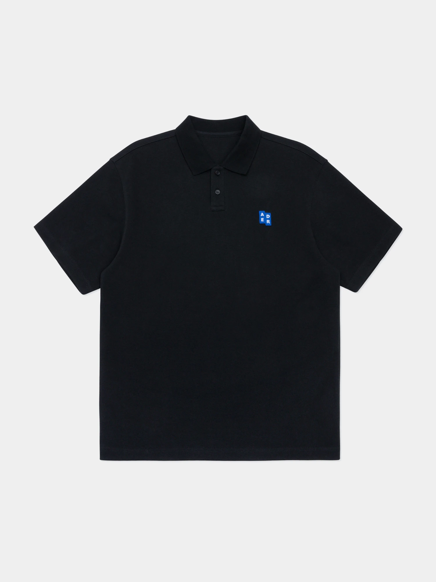 Поло ADERERROR Sig; BL Tag Polo T-Shirt 01 Black