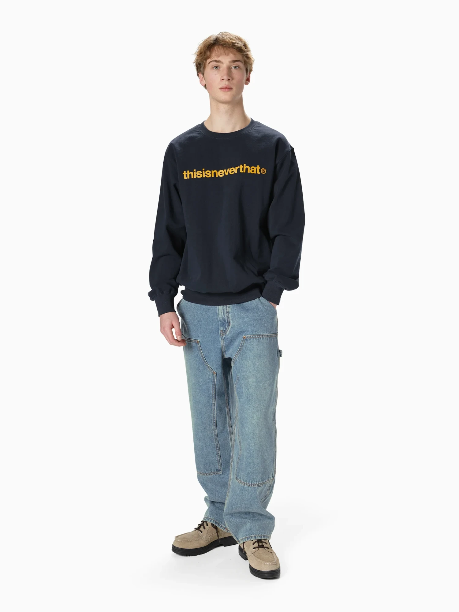 Джинсы thisisneverthat Denim Carpenter Pant Washed Blue