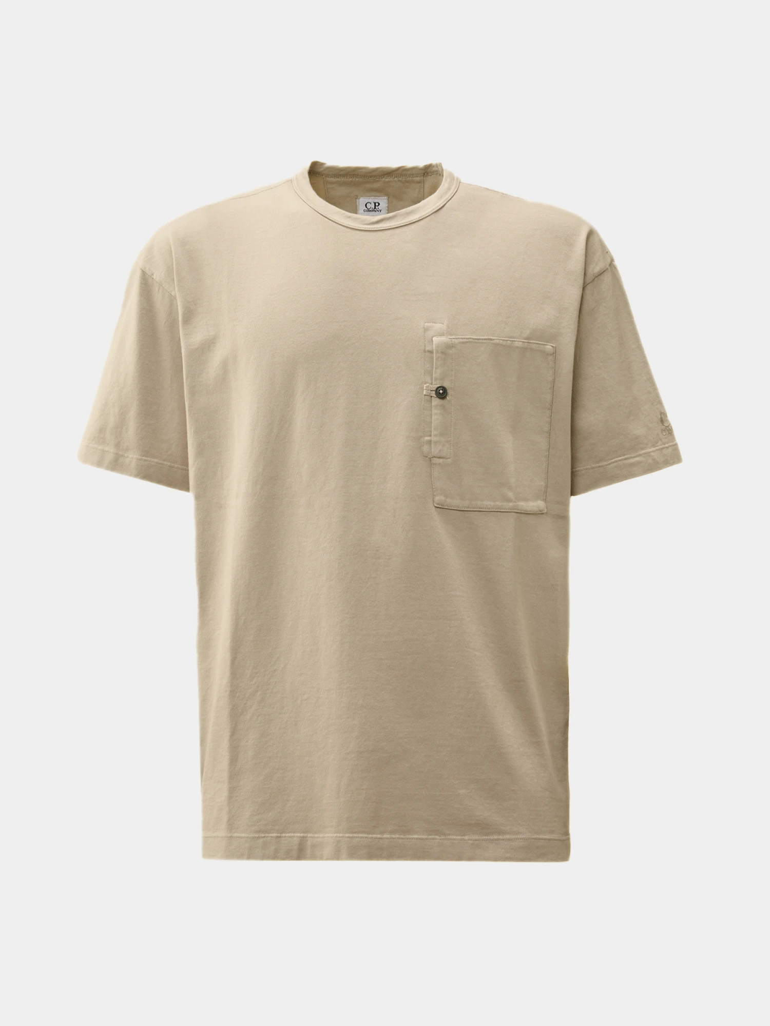 Футболка C.P. Company 20/1 Jersey Vintage Khaki
