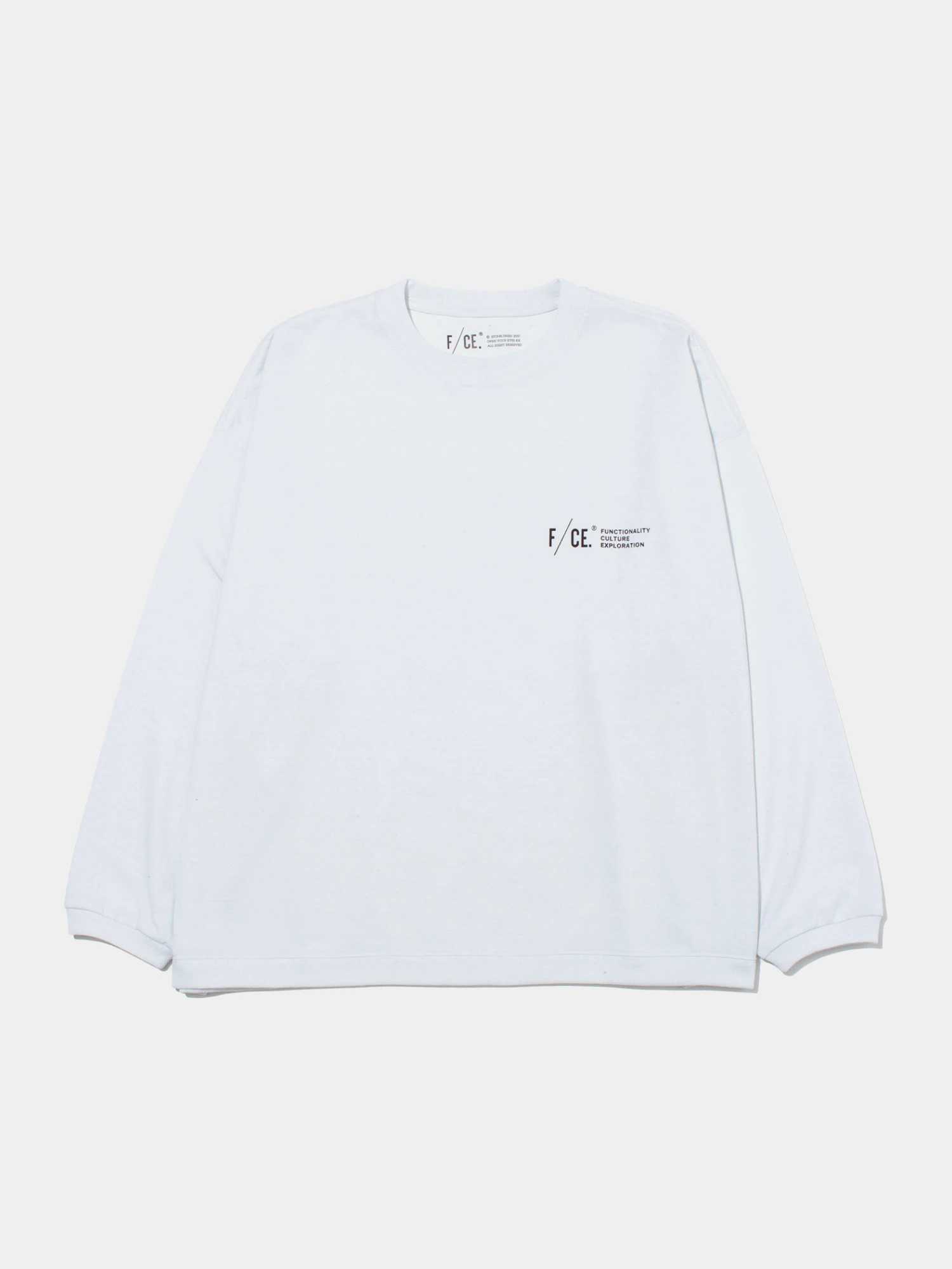 Лонгслив F/CE. Re Logo L/S T White