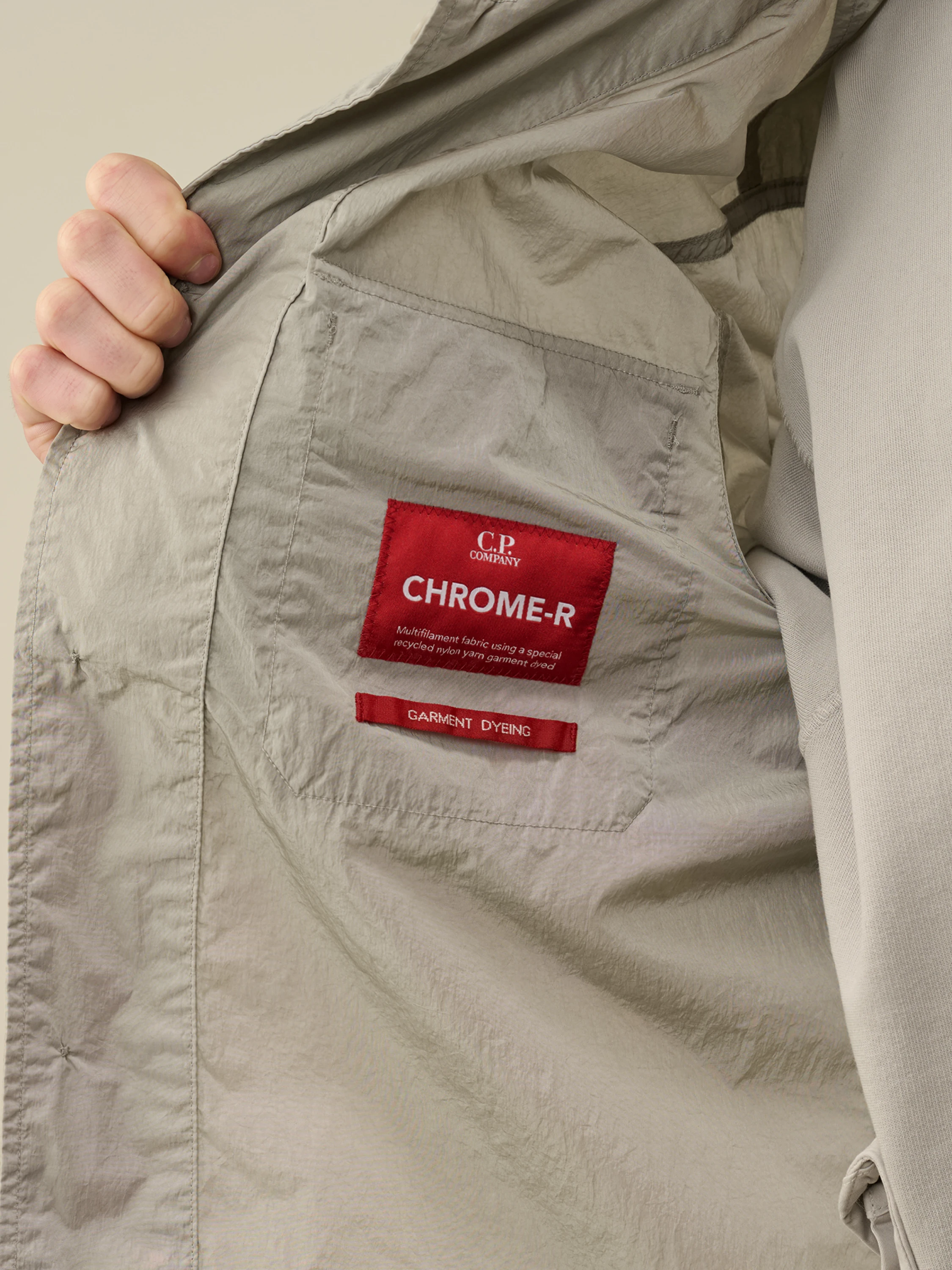 Овершот C.P. Company Chrome-R Pocket Overshirt Drizzle Grey
