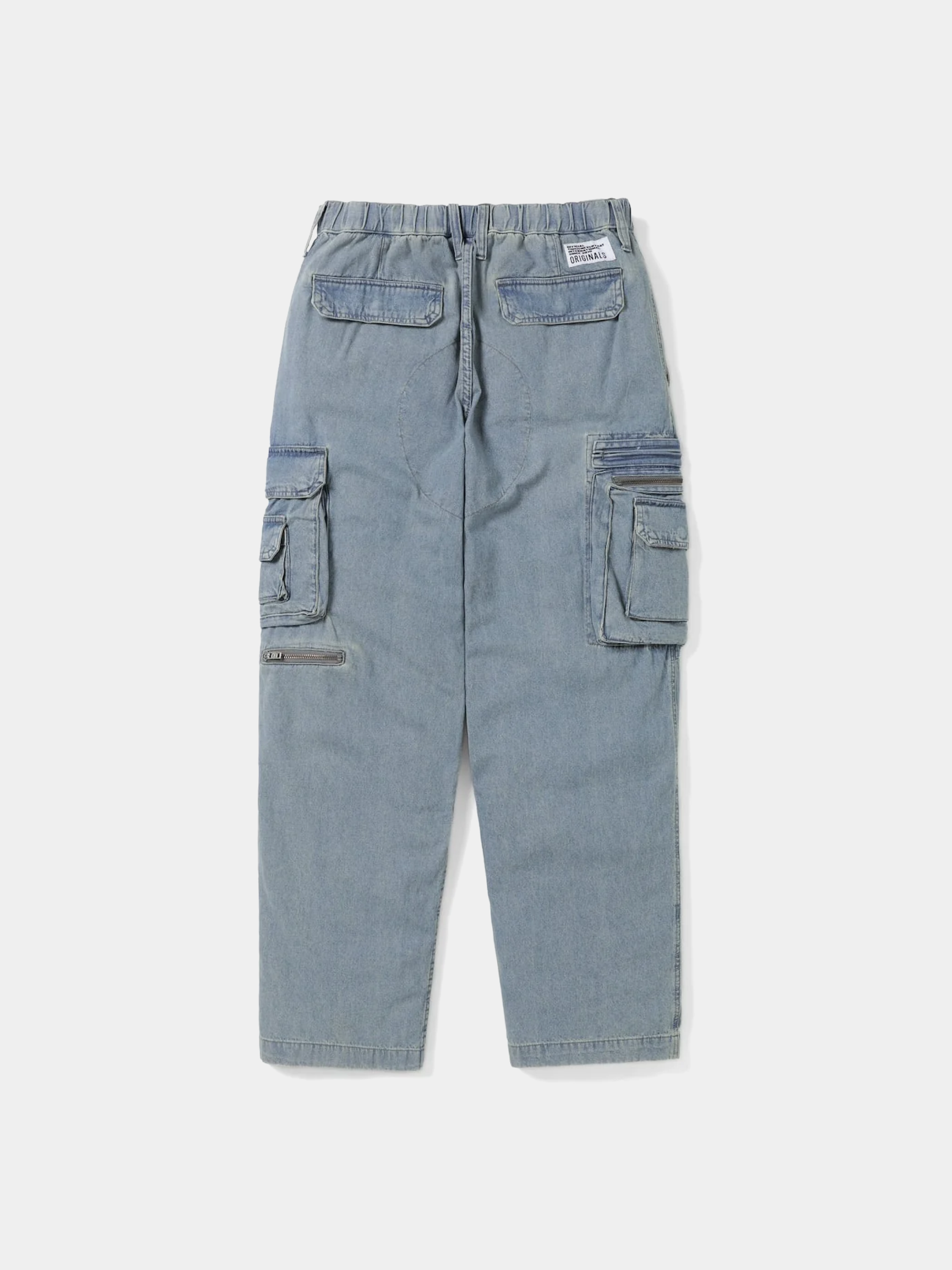 Брюки thisisneverthat Crazy Multi Zip Pant - Updated Washed Blue