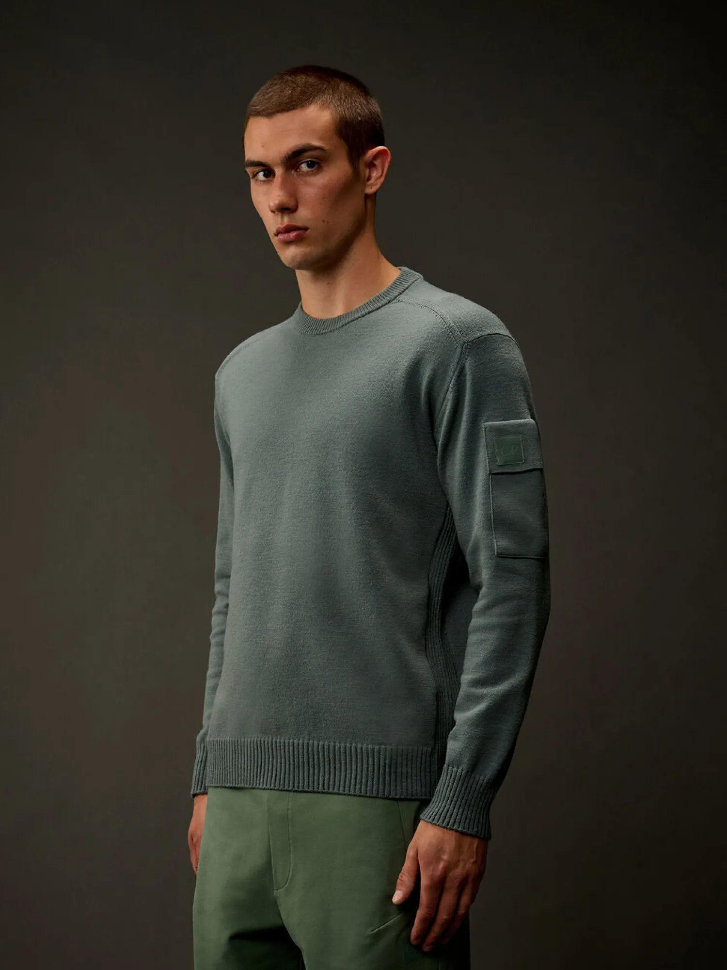 Свитер C.P. Company Metropolis Series Sweater Sea Spray