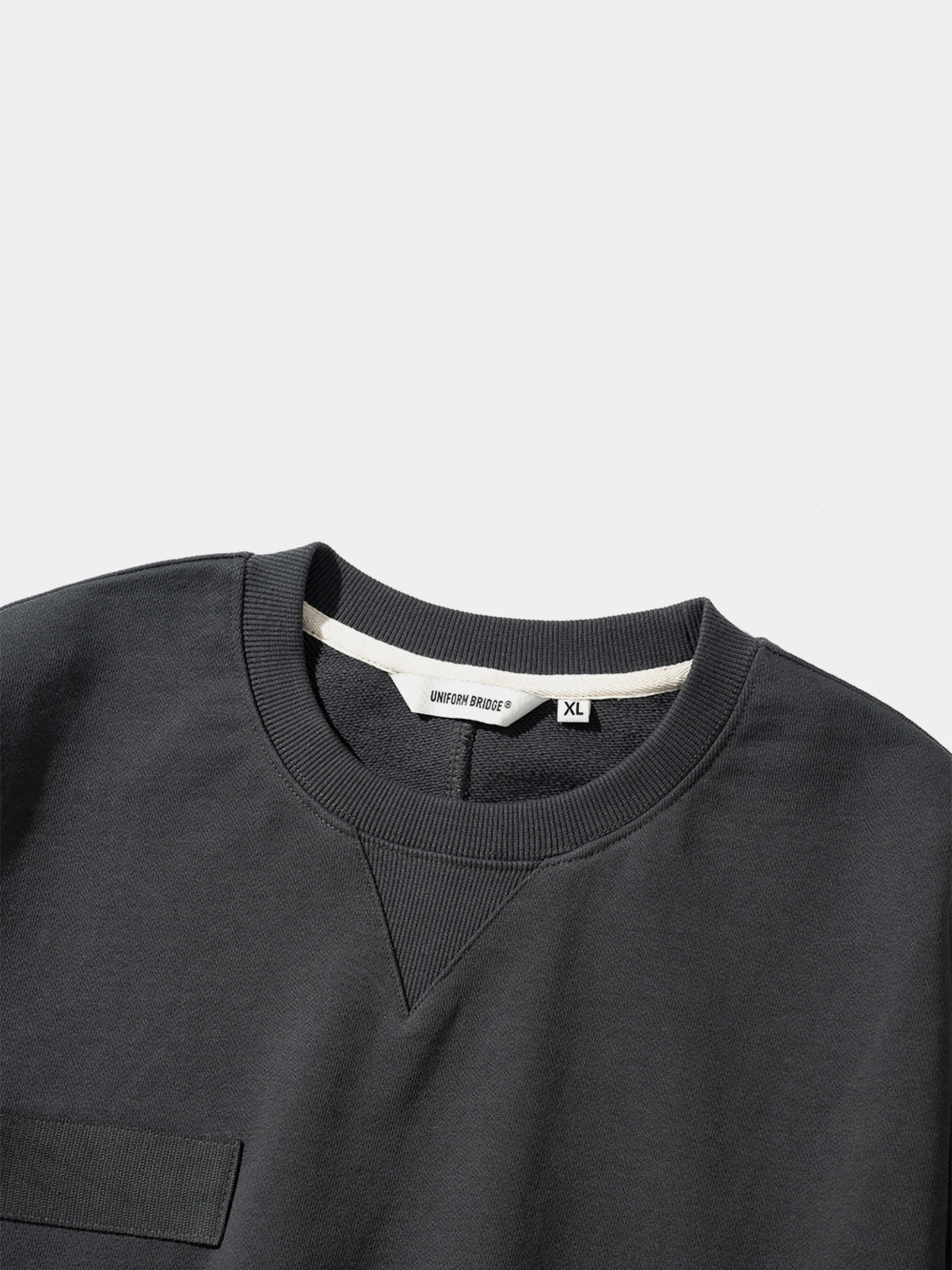 Свитшот Uniform Bridge M65 Fishtail Sweatshirts Charcoal