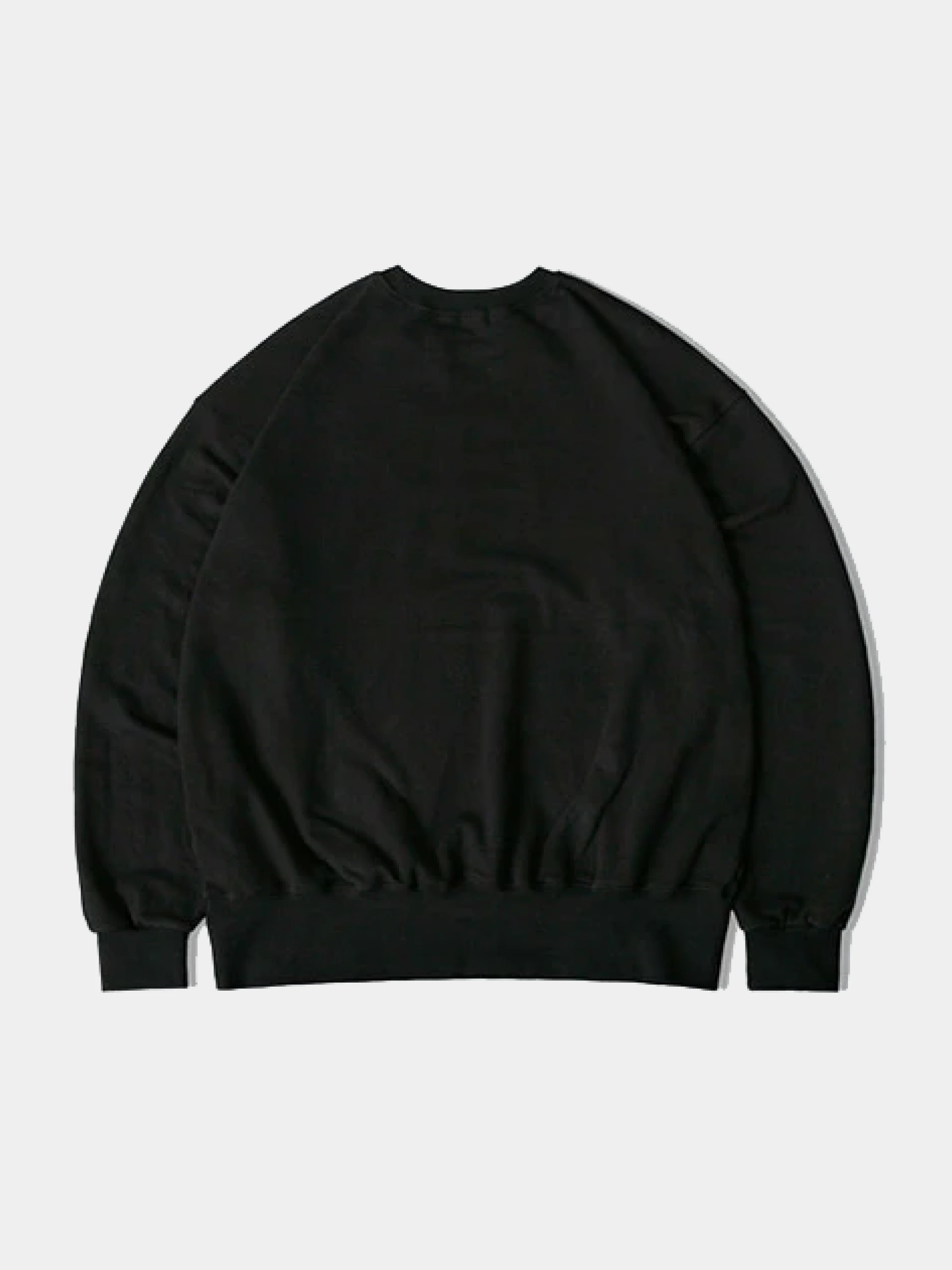 Свитшот ANGLAN Applique Big Logo Sweatshirt Black
