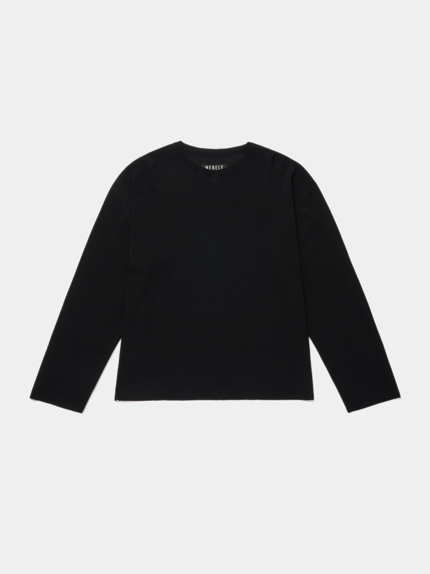 Лонгслив MERELY MADE Premium Wide Sleeve ‘Seungmu’ Ink Black