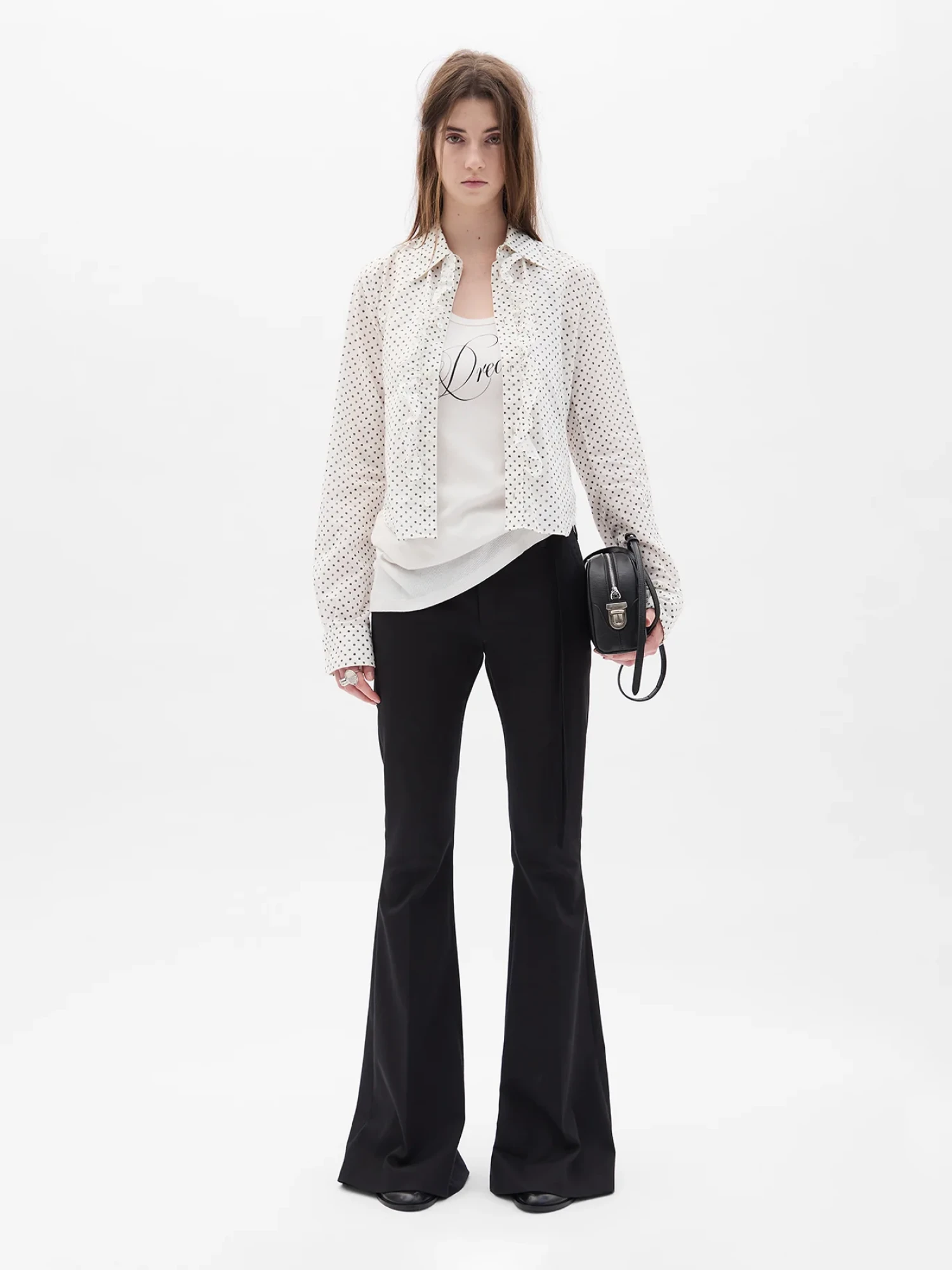 Женская майка Ann Demeulemeester Seva Ivory