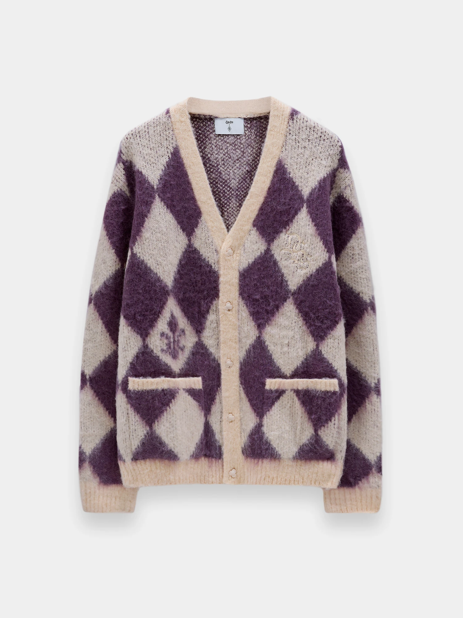Кардиган Studio Slow x Daze Exclusive Devil Logo Purple