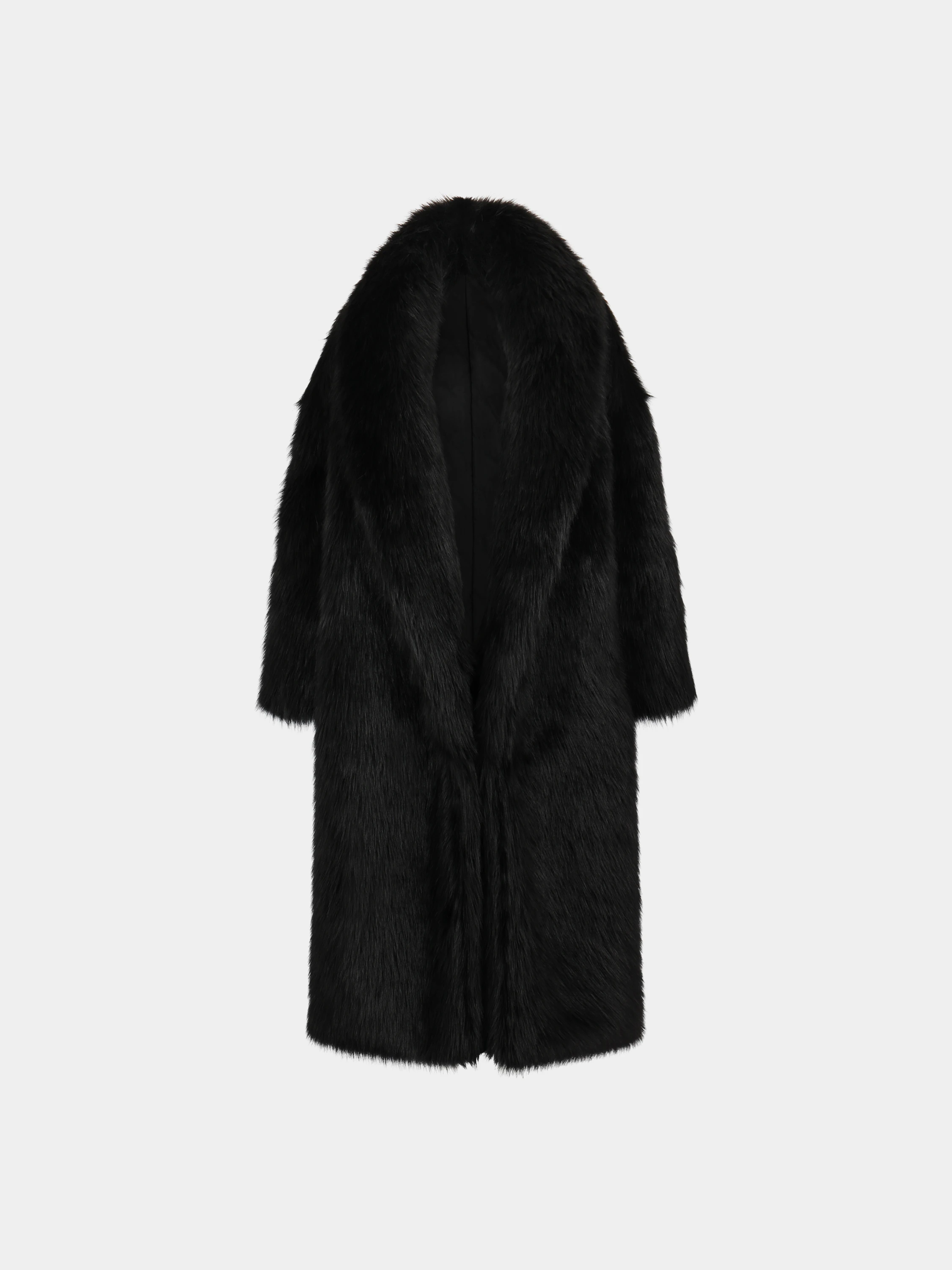 Шуба entire studios Vast Fur Coat Black