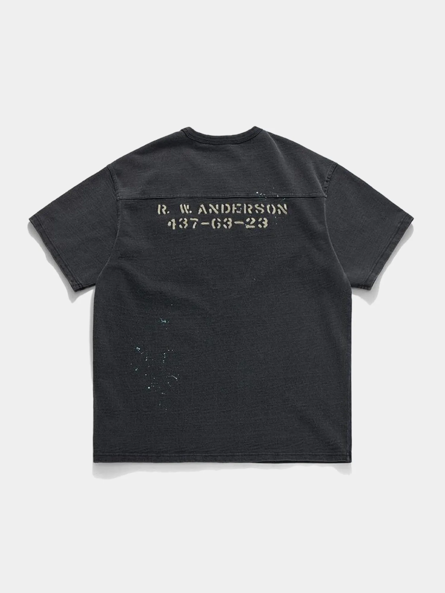 Футболка EASTLOGUE Naval Embroidery Washed Black