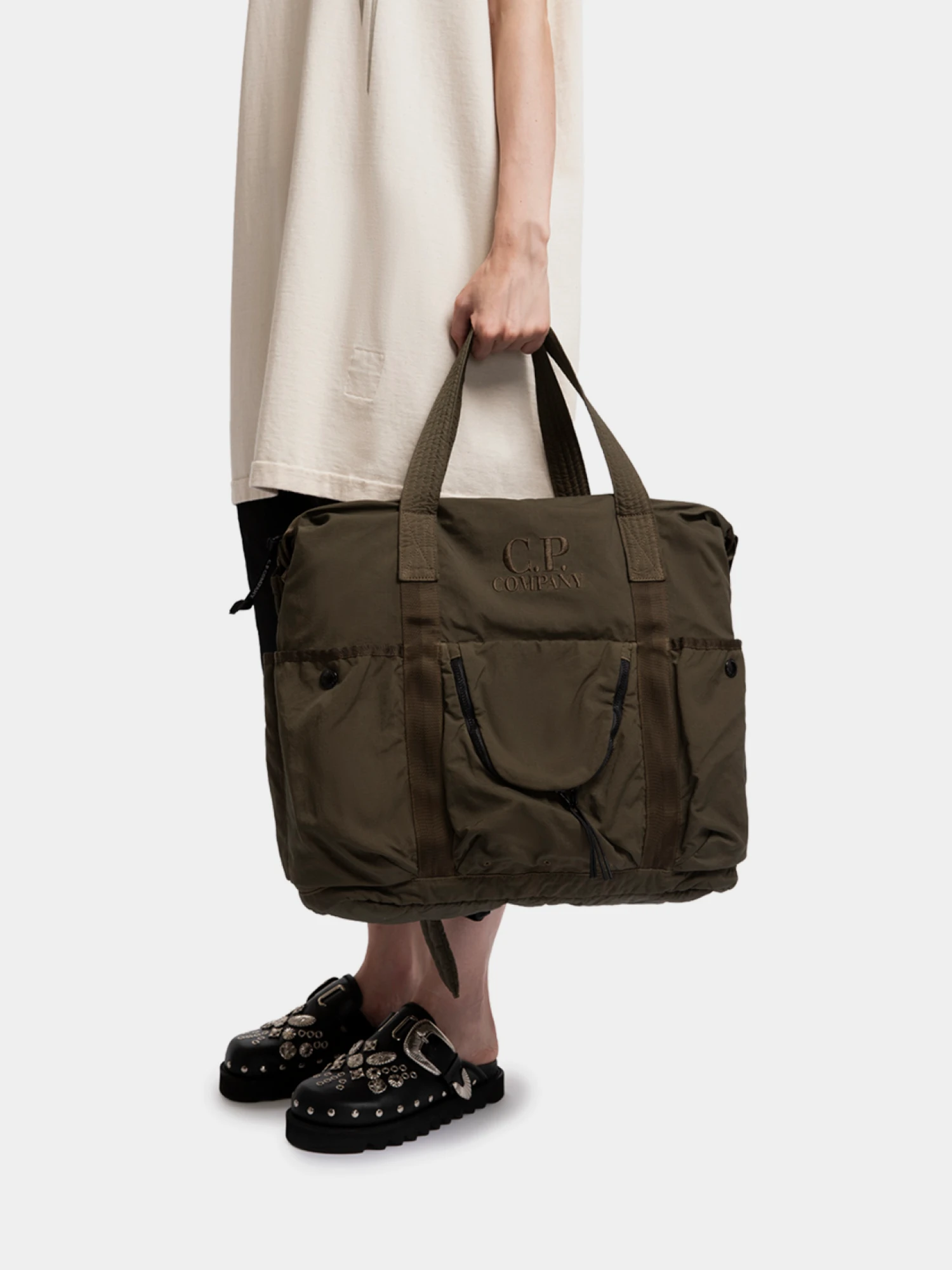 Сумка C.P. Company Twill Shoulder Ivy Green
