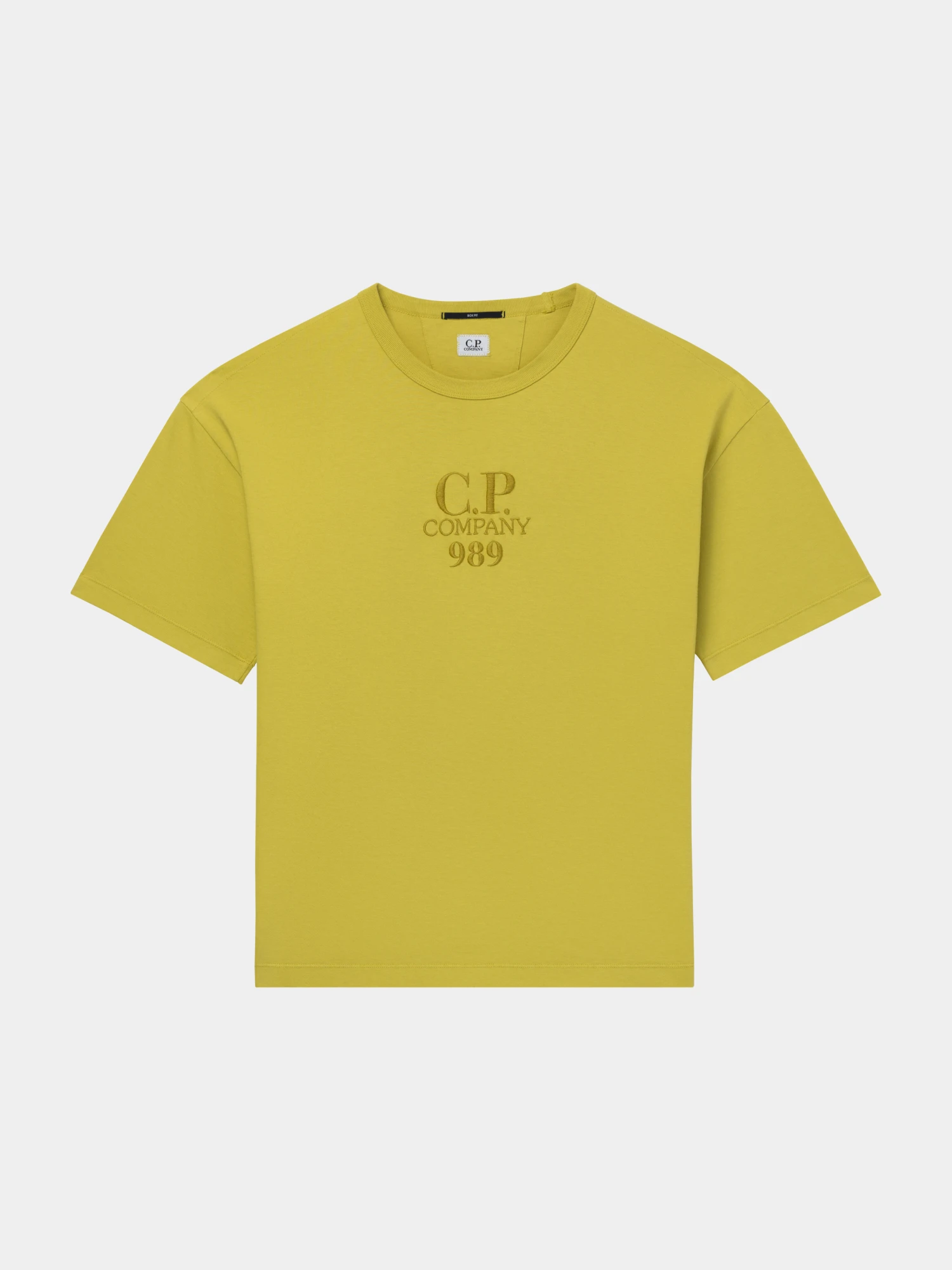 Футболка C.P. Company 20/1 Jersey Boxy Logo Cress Green