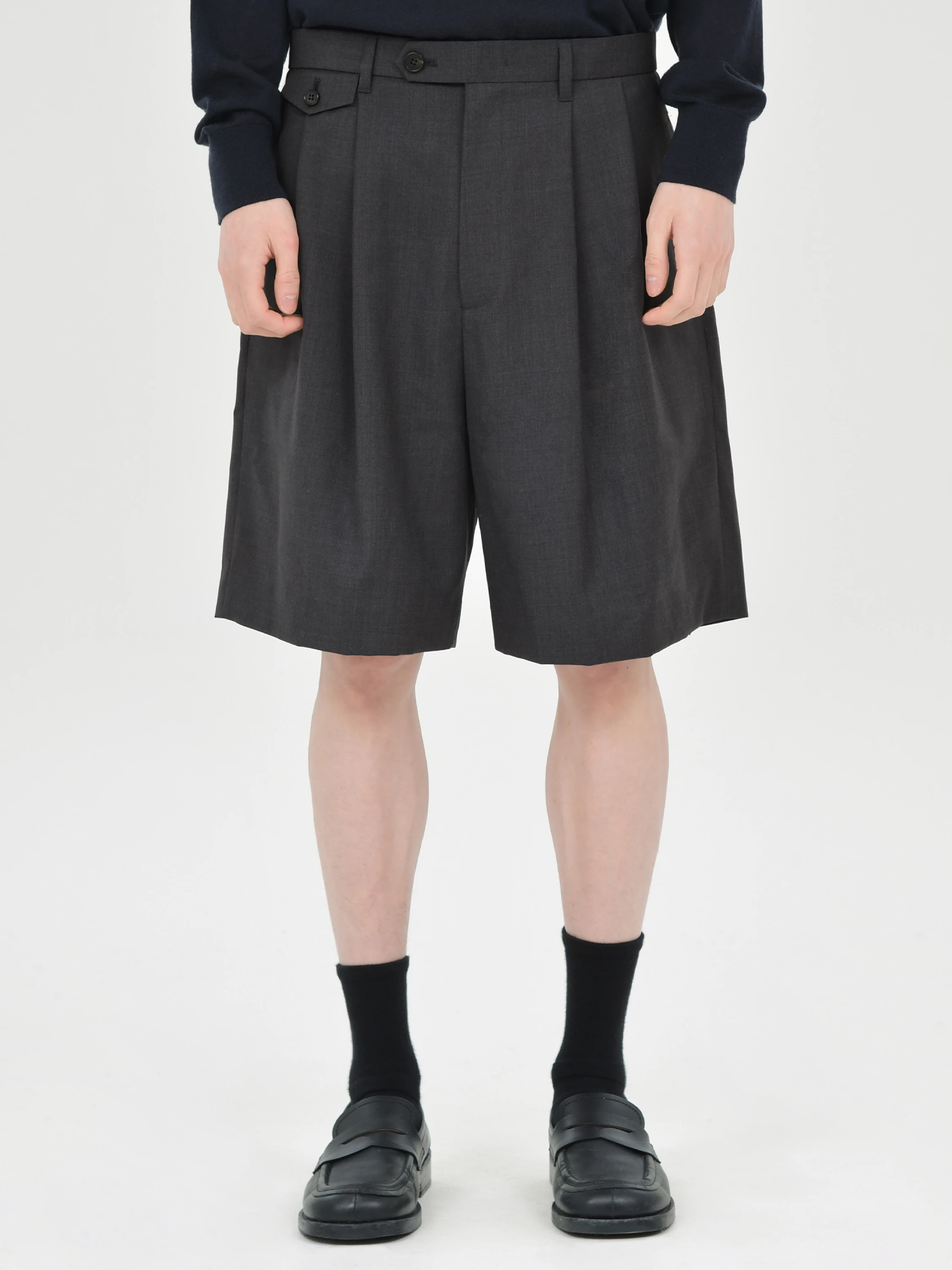 Шорты BROWNYARD Wool Half Pants Charcoal